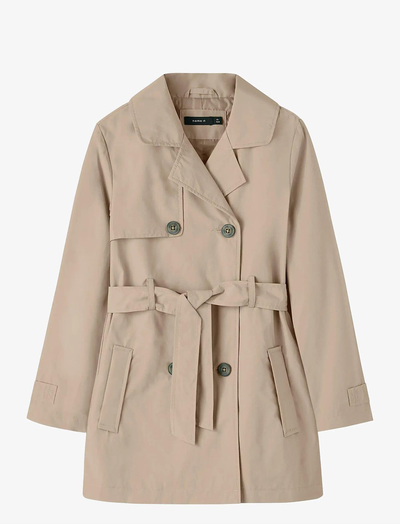 name it NKFMADELIN TRENCH COAT NOOS - Teens 140-176 - SAVANNAH TAN / beige