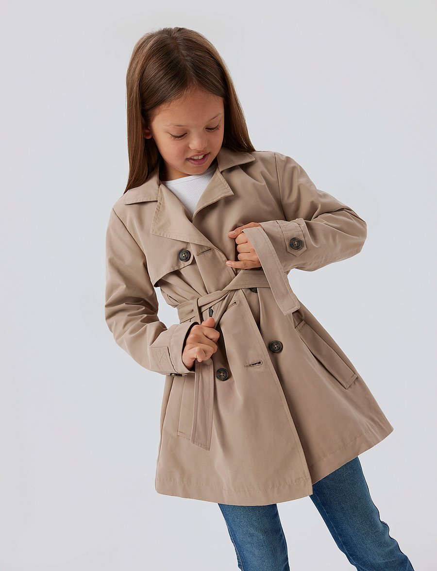 name it - NKFMADELIN TRENCH COAT NOOS - päällystakit - savannah tan - 3