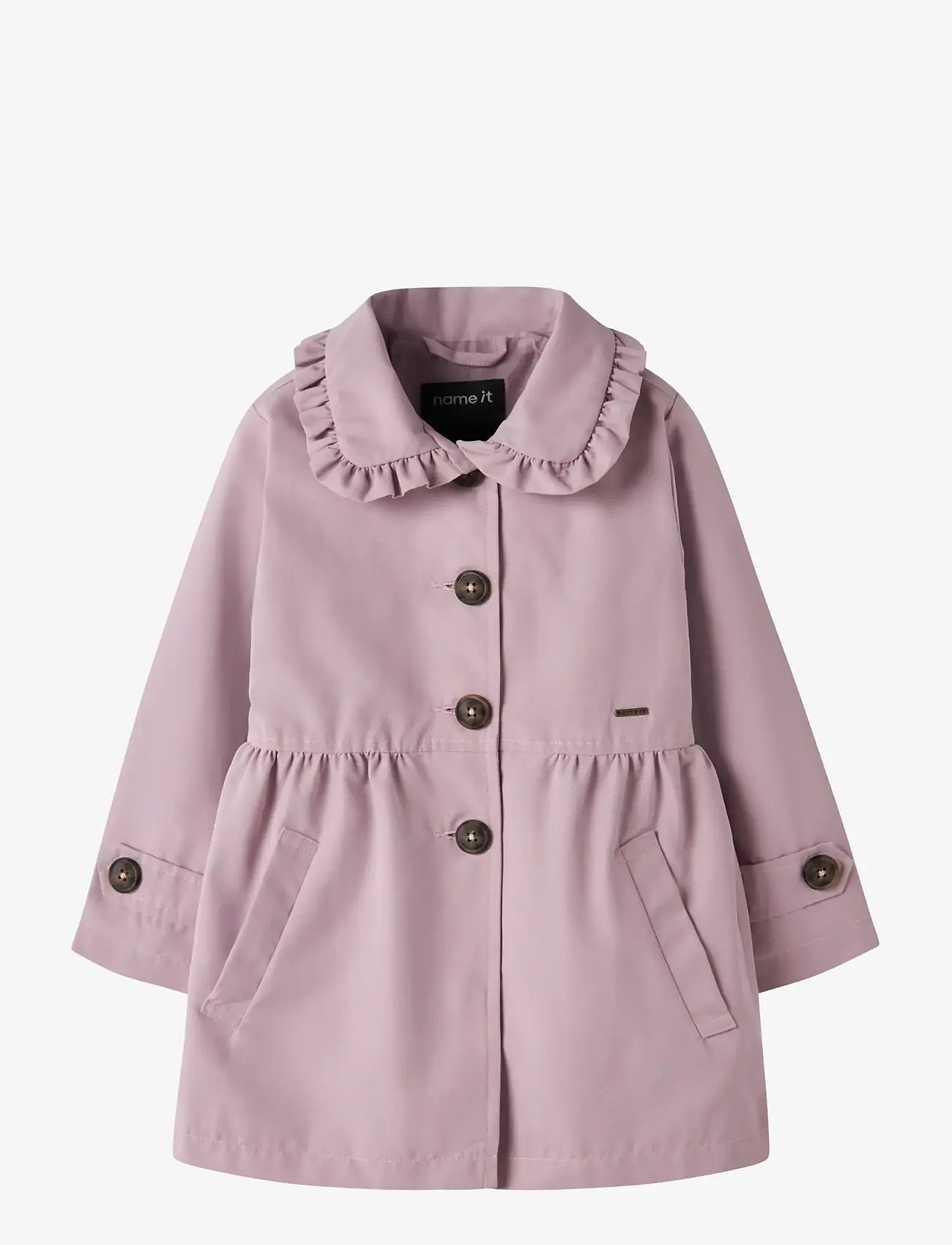 name it - NMFMADELIN TRENCH COAT NOOS - mantlid - keepsake lilac - 0