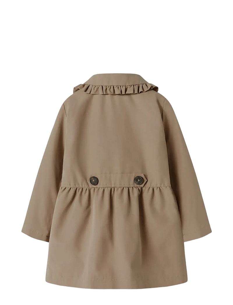 name it - NMFMADELIN TRENCH COAT NOOS - päällystakit - savannah tan - 2