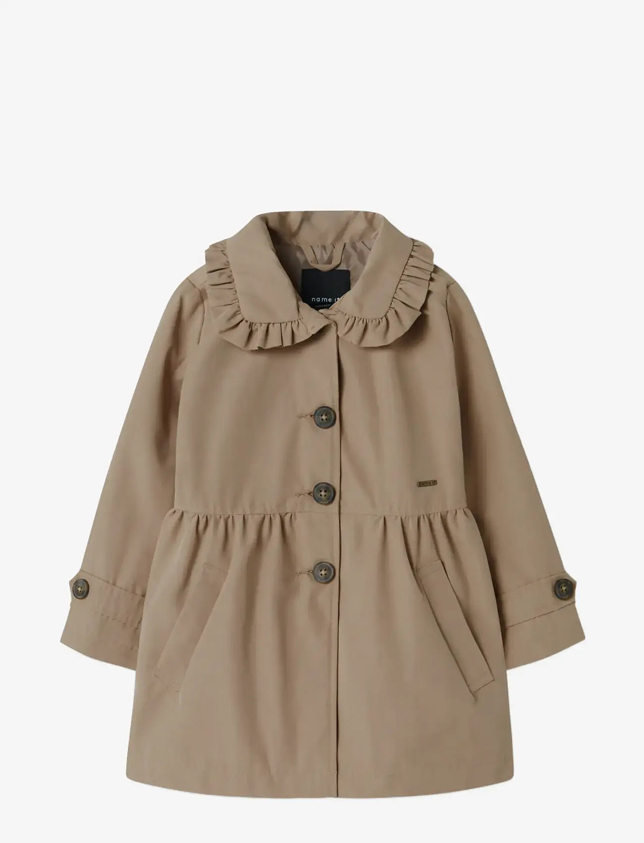 name it - NMFMADELIN TRENCH COAT NOOS - mantlid - savannah tan - 3