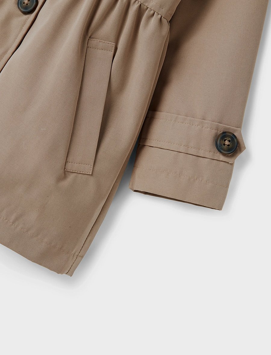 name it - NMFMADELIN TRENCH COAT NOOS - mäntel - savannah tan - 4