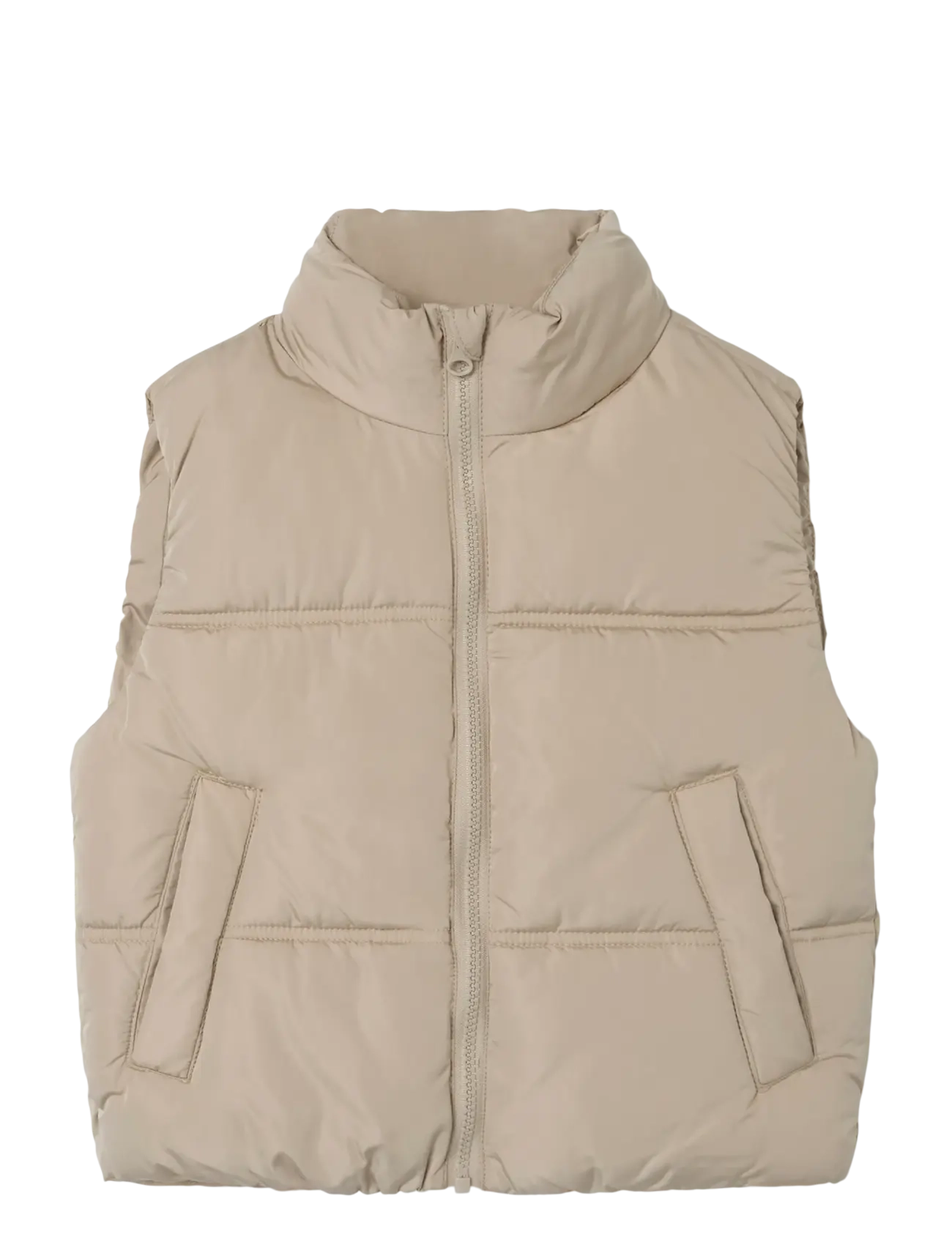 name it NKFMAKET VEST NOOS - Veste - PURE CASHMERE / beige