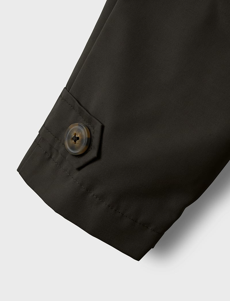 name it - NKFMADELIN TRENCH COAT SHORT - tunna jackor - black - 3