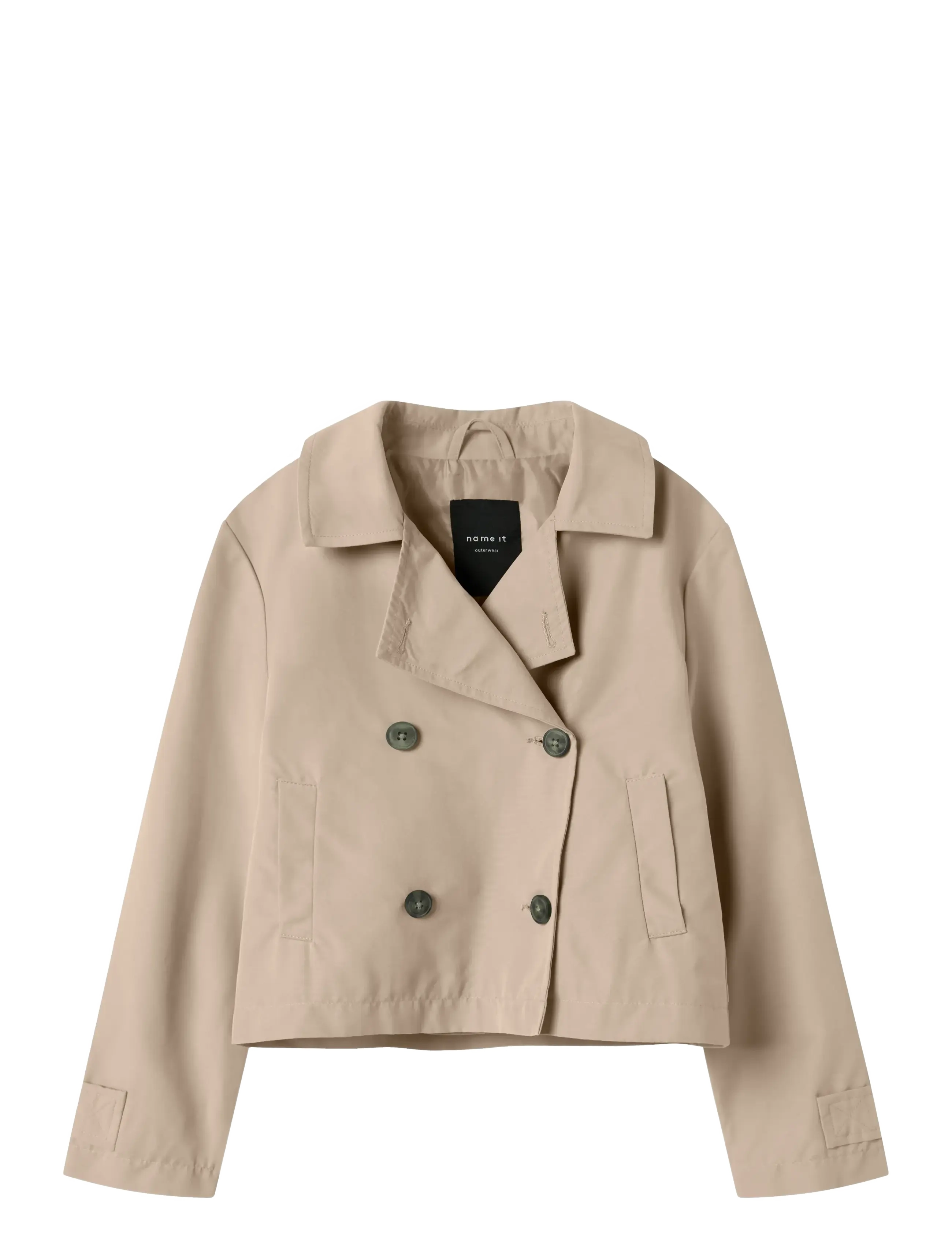 name it NKFMADELIN TRENCH COAT SHORT - Frakker - SAVANNAH TAN / beige