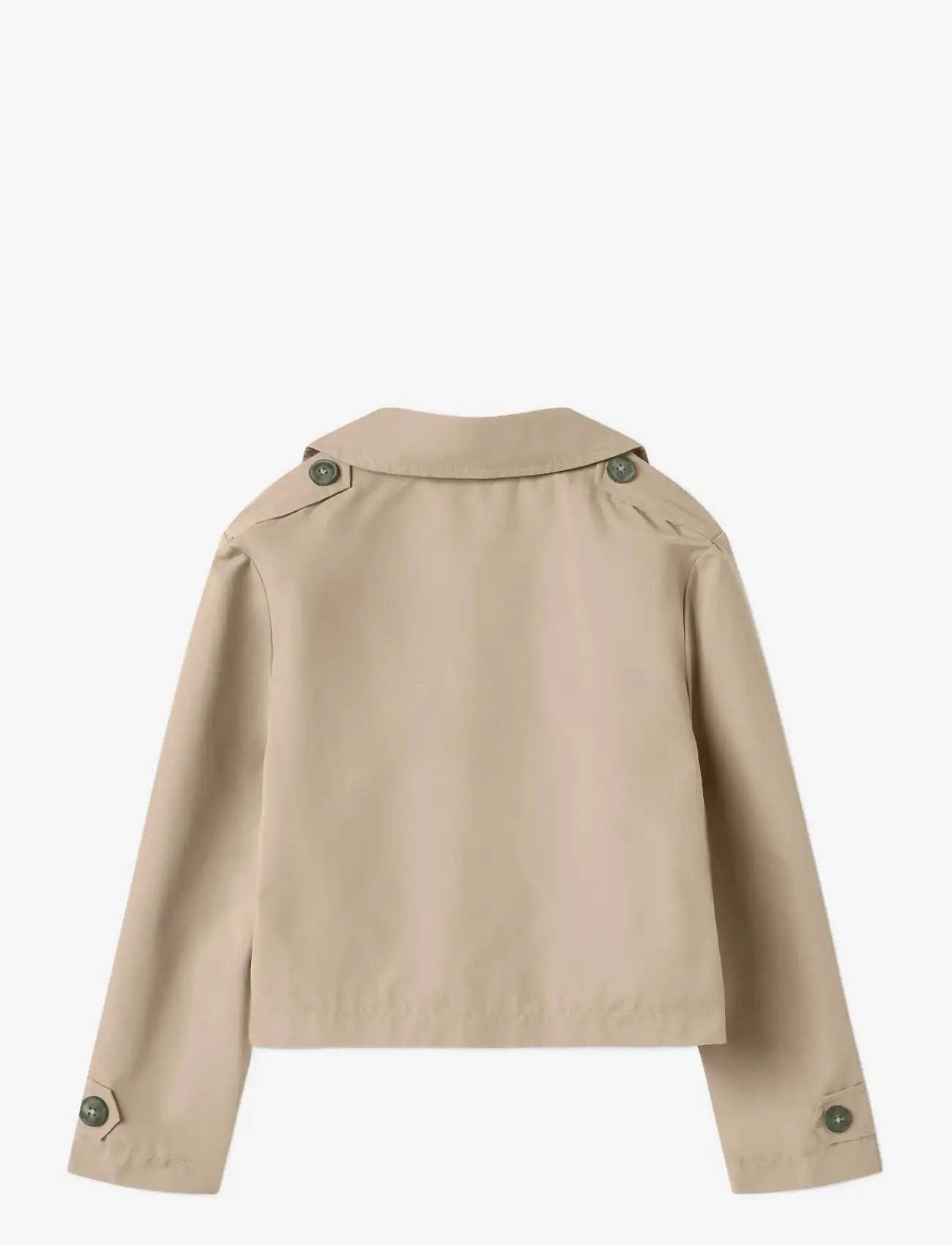 name it - NKFMADELIN TRENCH COAT SHORT - frakker - savannah tan - 1