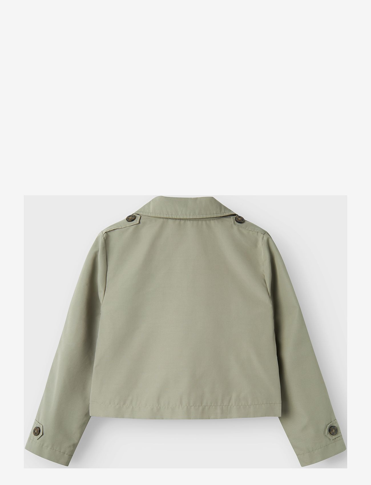 name it - NKFMADELIN TRENCH COAT SHORT - mäntel - shadow - 2