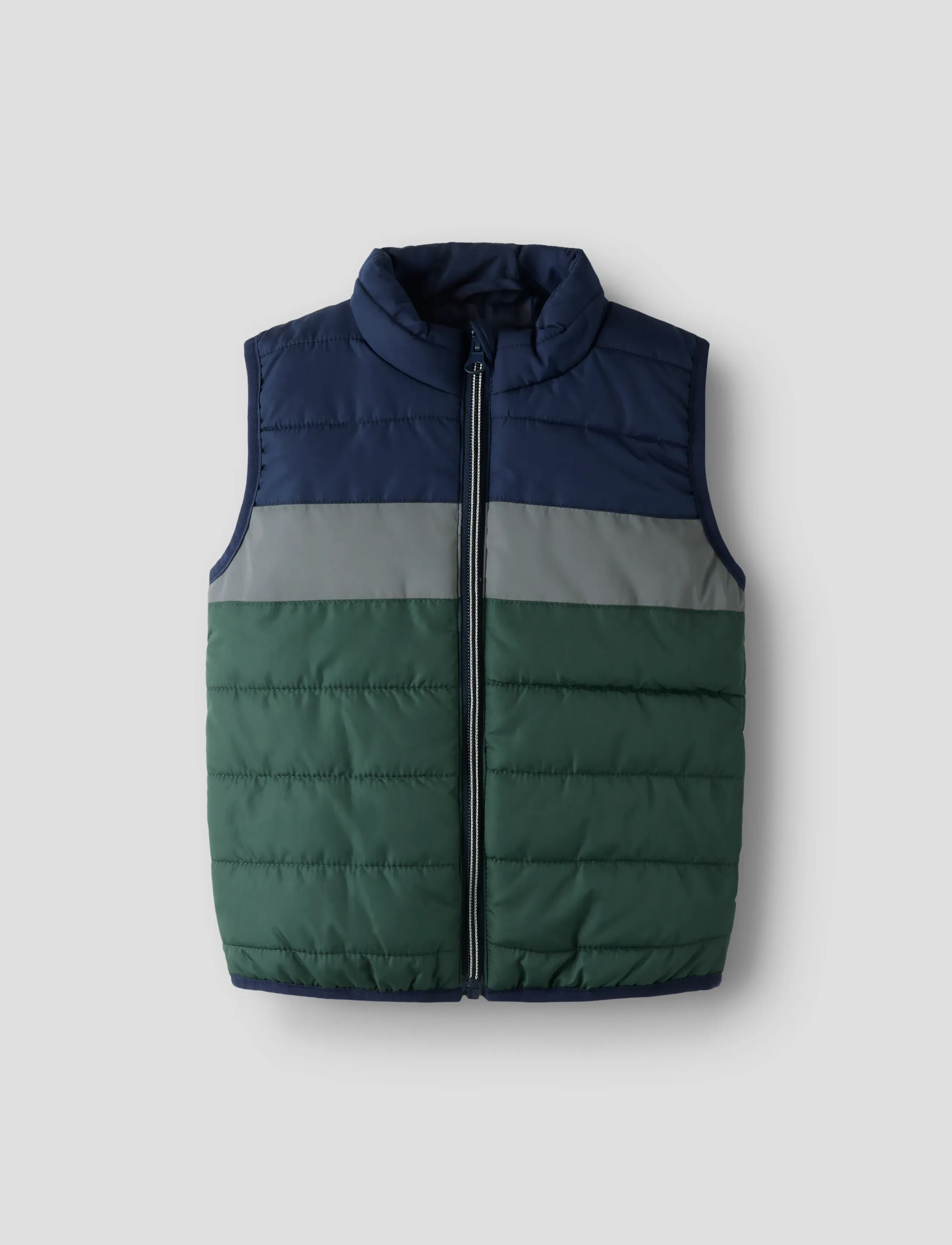 name it Nmmmylane Vest Block2, Kinder, Pufferweste, Marineblau, Gr.110