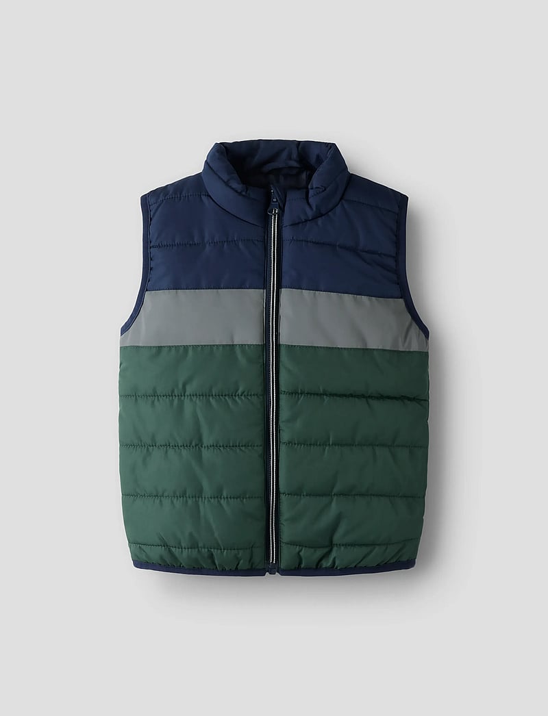 name it - NMMMYLANE VEST BLOCK2 - shop efter alder - green gables - 0