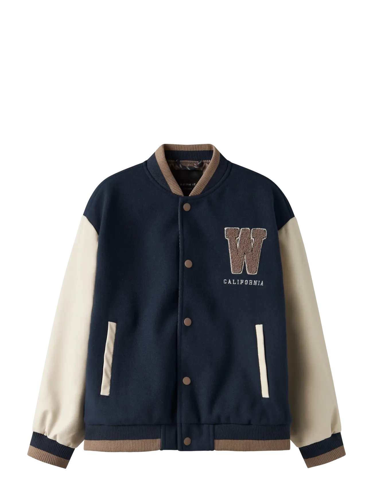 name it NKMMIKADO VARSITY JACKET - Õueriided - NAVY BLAZER / navy