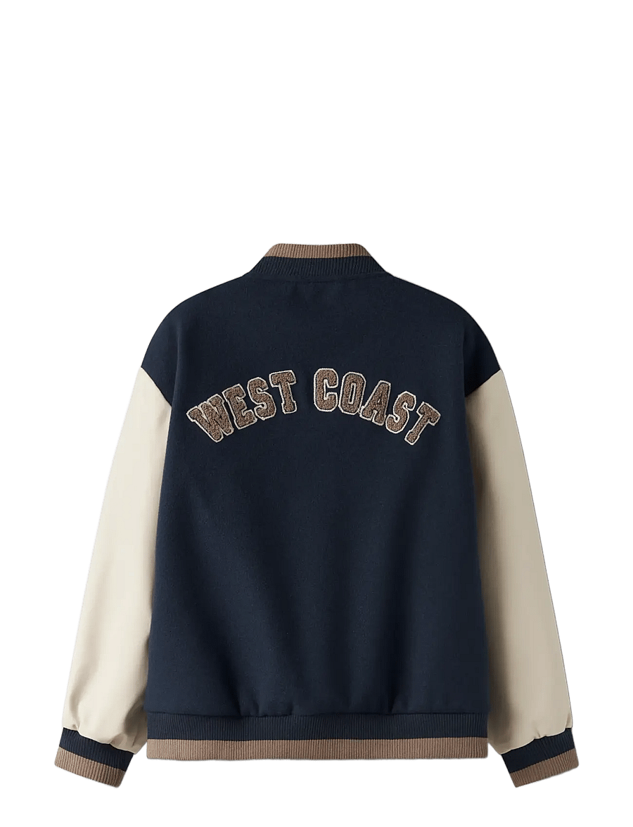 name it - NKMMIKADO VARSITY JACKET - „bomber“ stiliaus striukės - navy blazer - 2