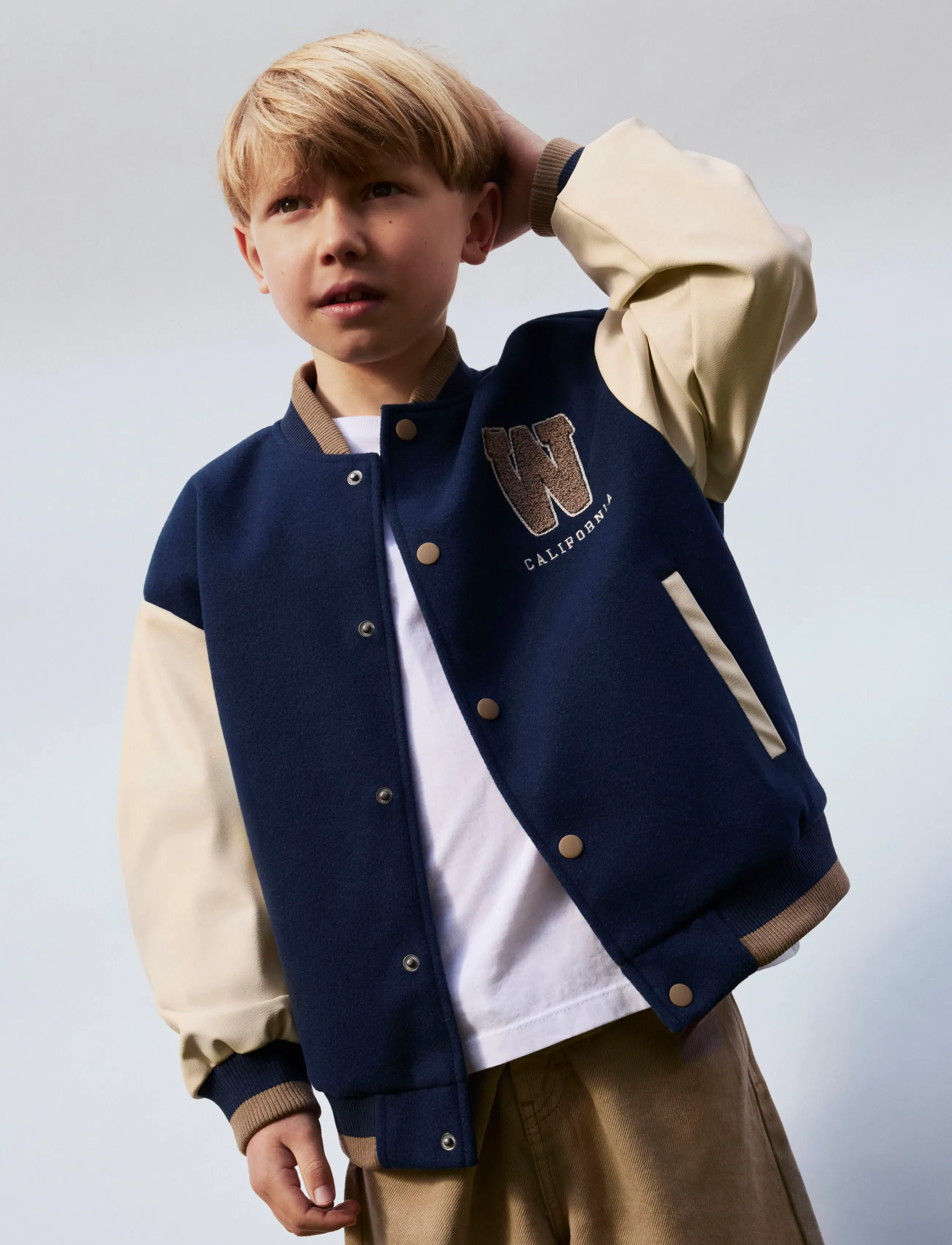 name it - NKMMIKADO VARSITY JACKET - sommerschnäppchen - navy blazer - 5
