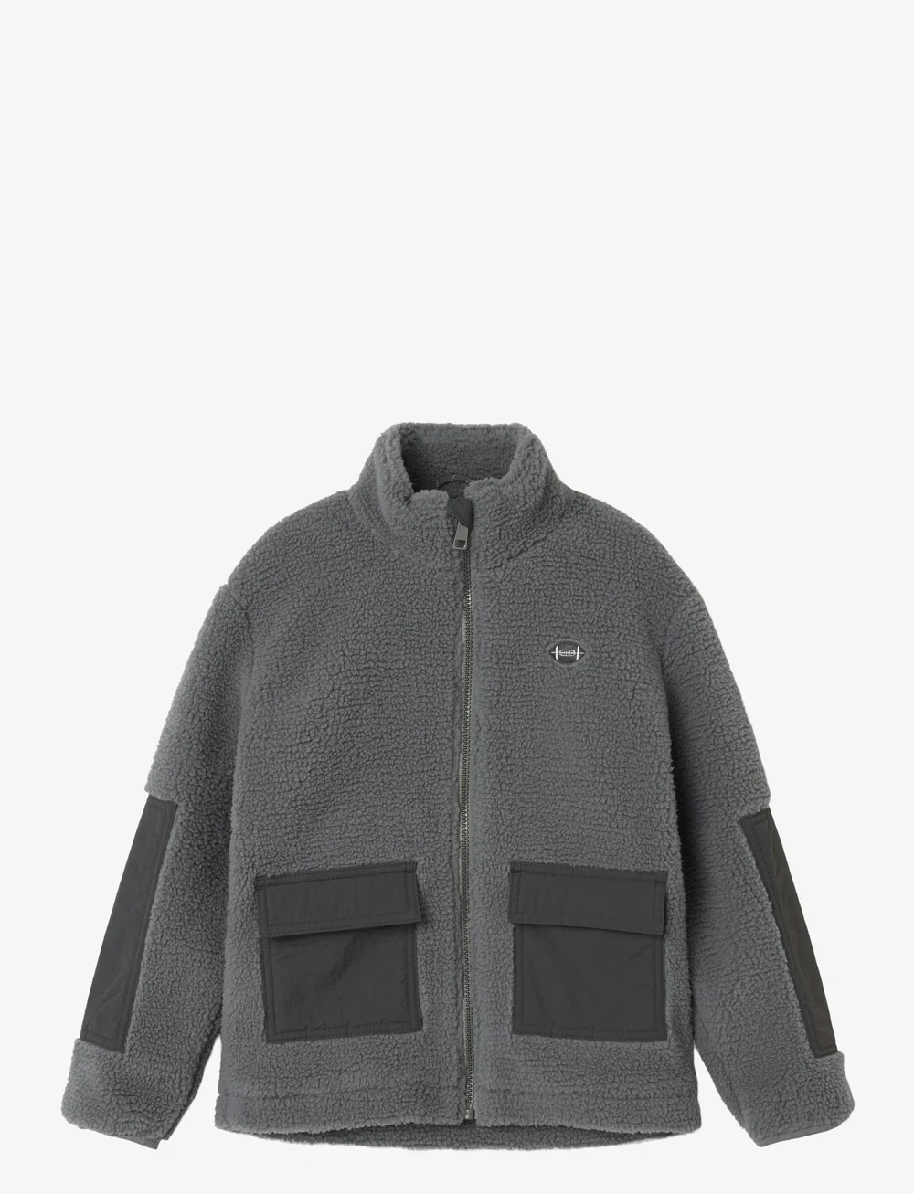 name it - NKMMONICO TEDDY JACKET - fleecejakker - mockingbird - 0