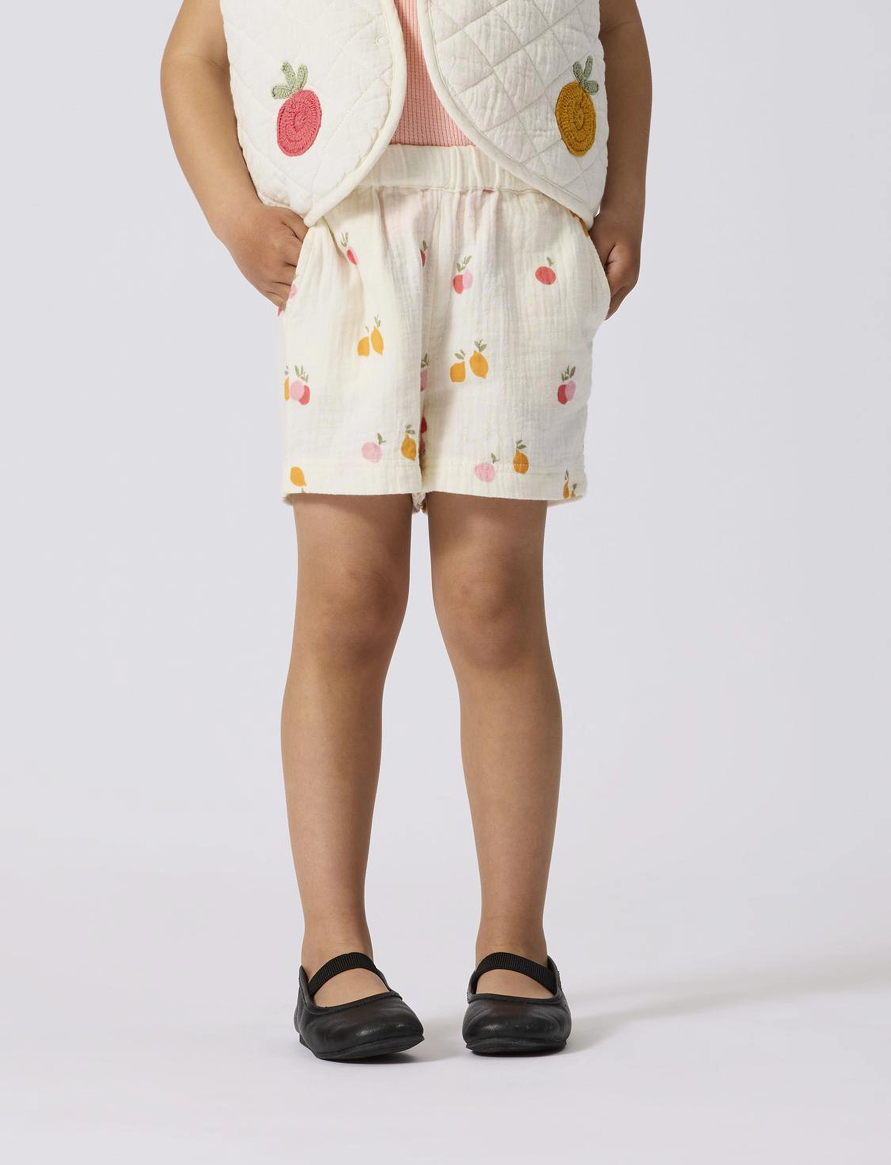 name it - NMFHENNIA SHORTS - buttercream - 3