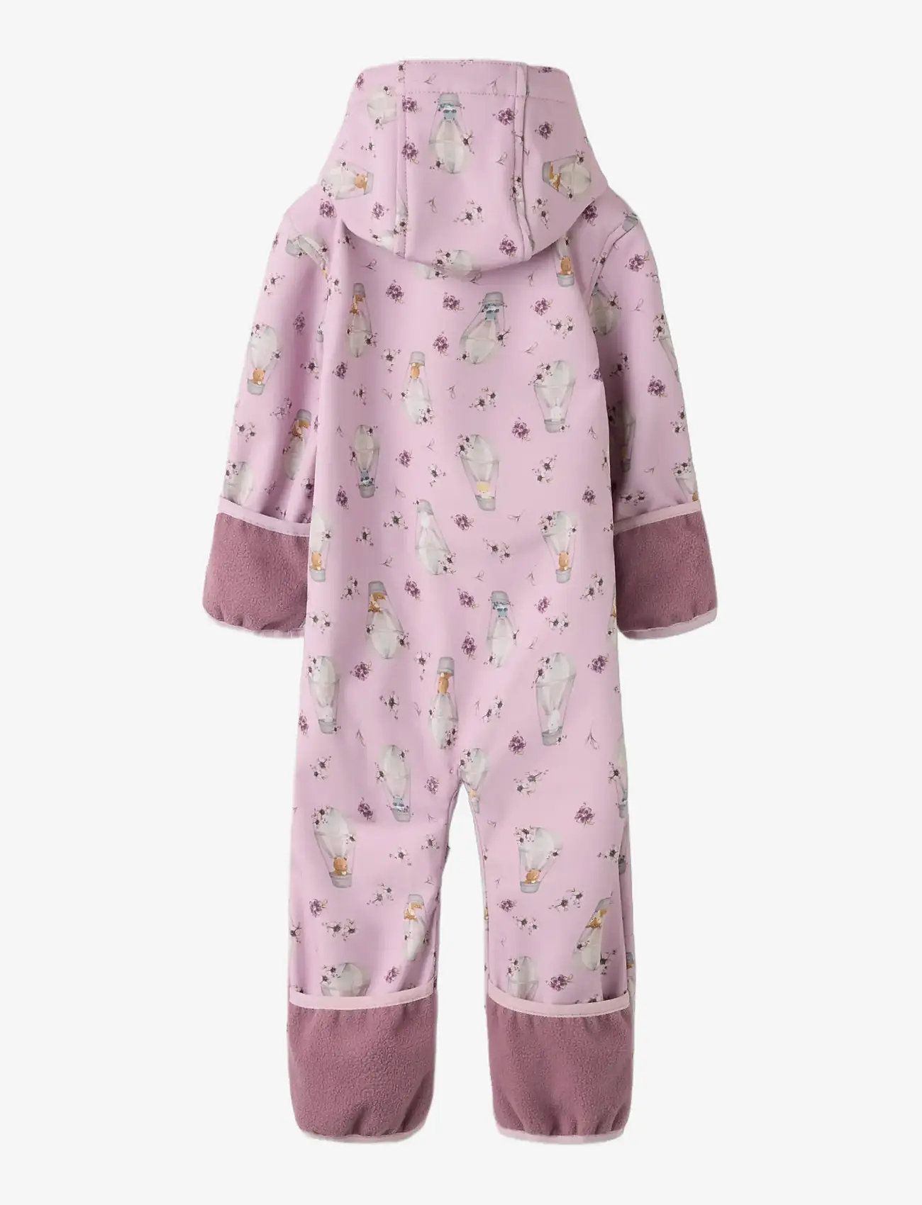 name it - NBFALFA08 SOFTSHELL SUIT AOP FO - skaldragter - keepsake lilac - 1