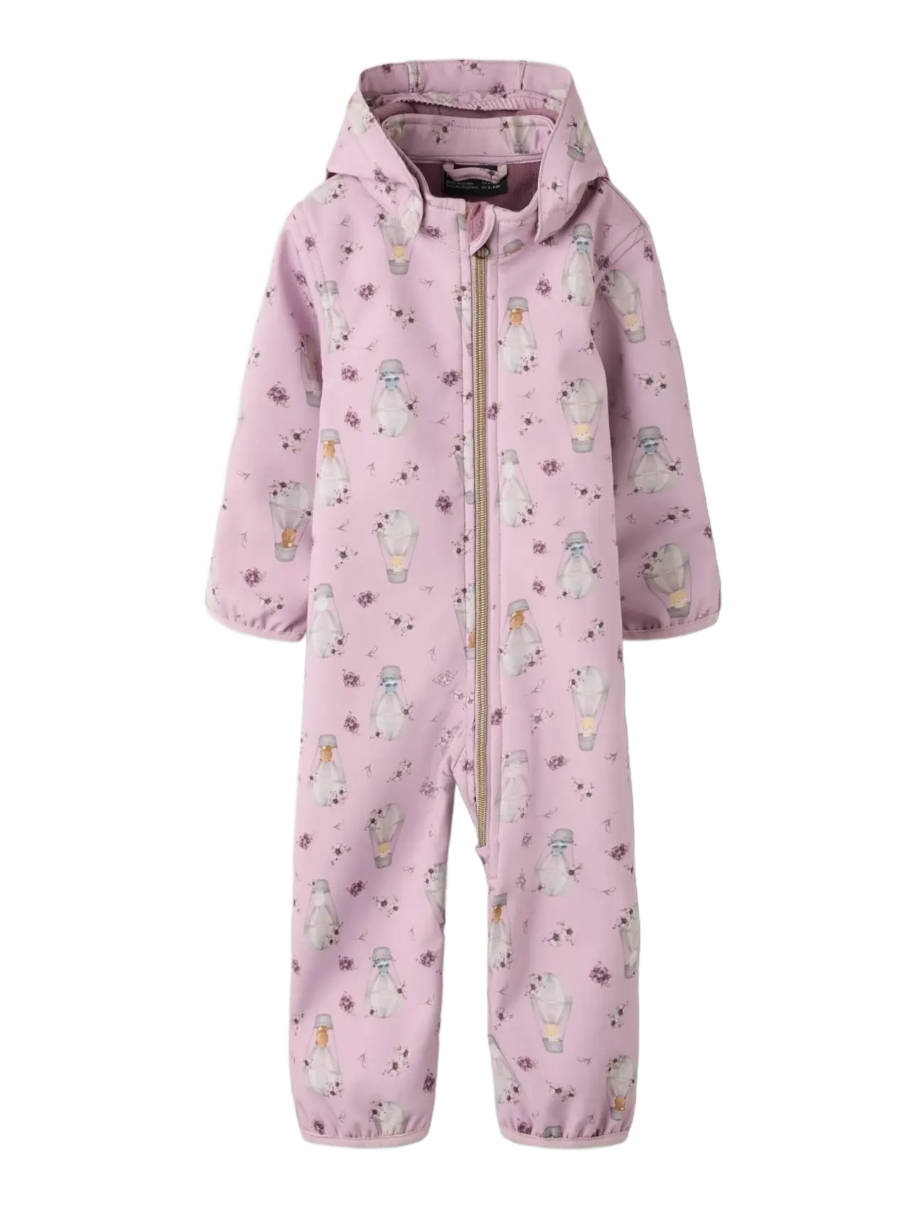 name it - NBFALFA08 SOFTSHELL SUIT AOP FO - softshelloveraller - keepsake lilac - 2