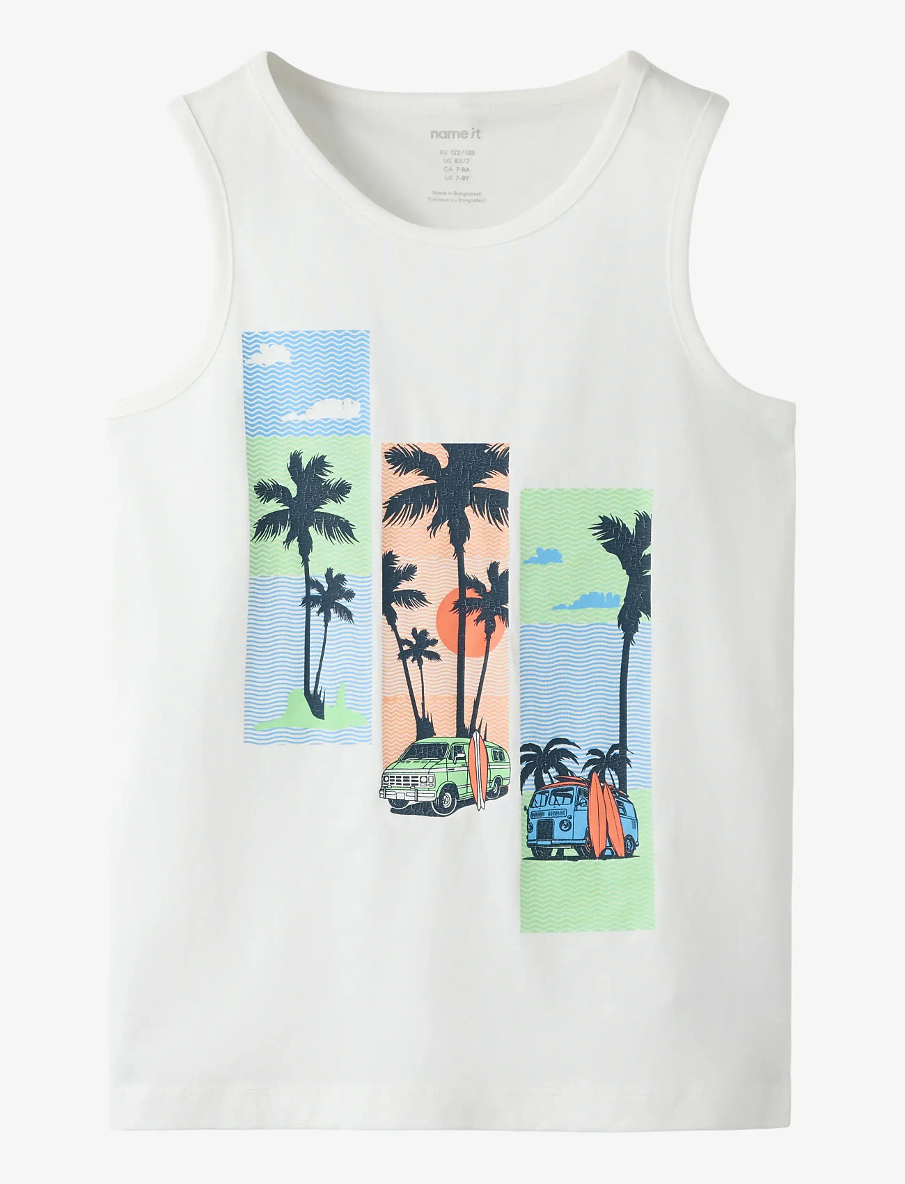 name it - NKMPFUMMA TANK TOP - cloud dancer - 0