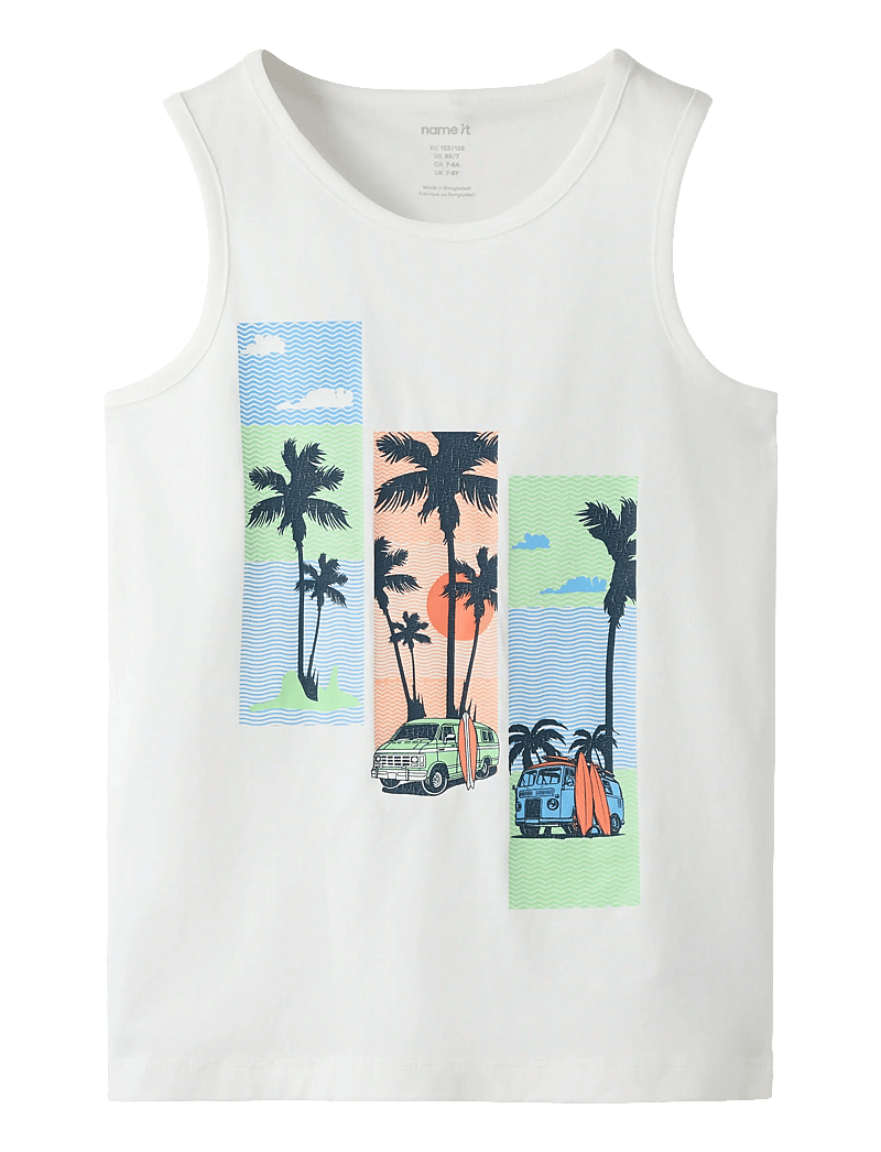 name it - NKMPFUMMA TANK TOP - cloud dancer - 0