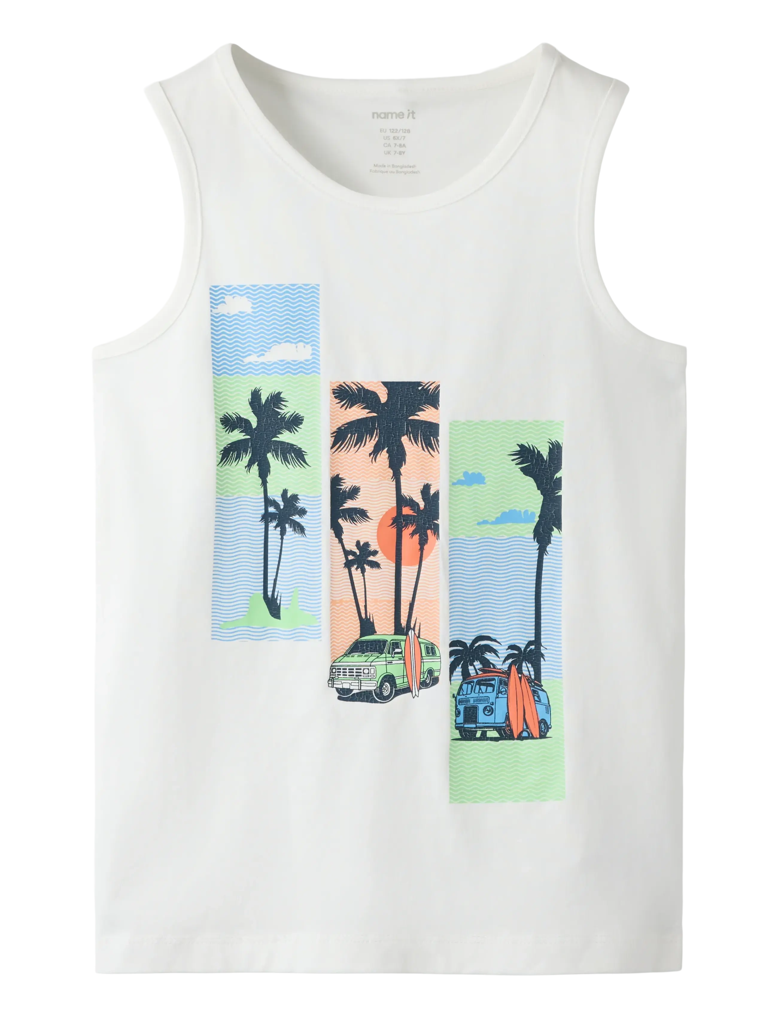 name it NKMPFUMMA TANK TOP - Tanktops - CLOUD DANCER / white