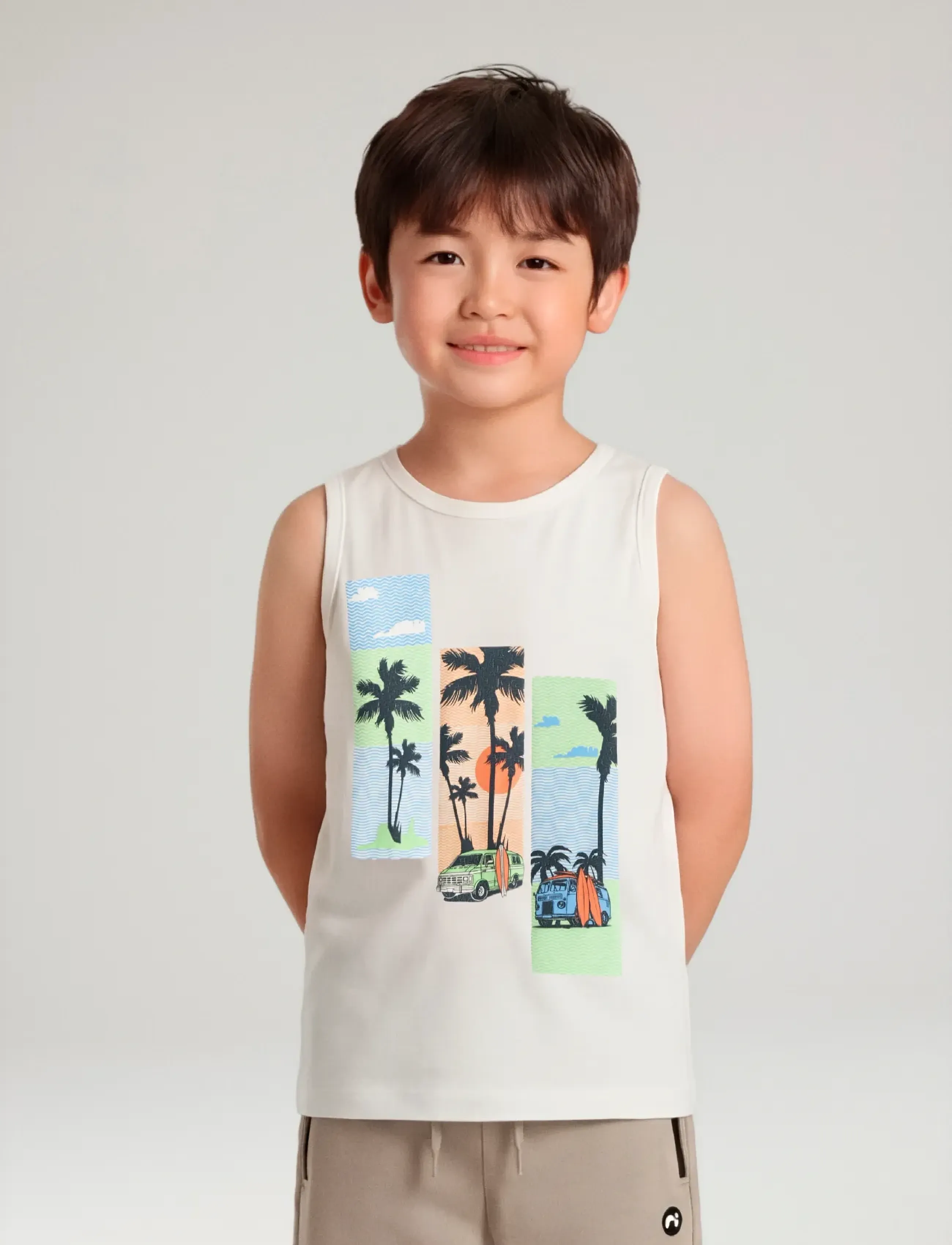 name it - NKMPFUMMA TANK TOP - hlýrabolir - cloud dancer - 3