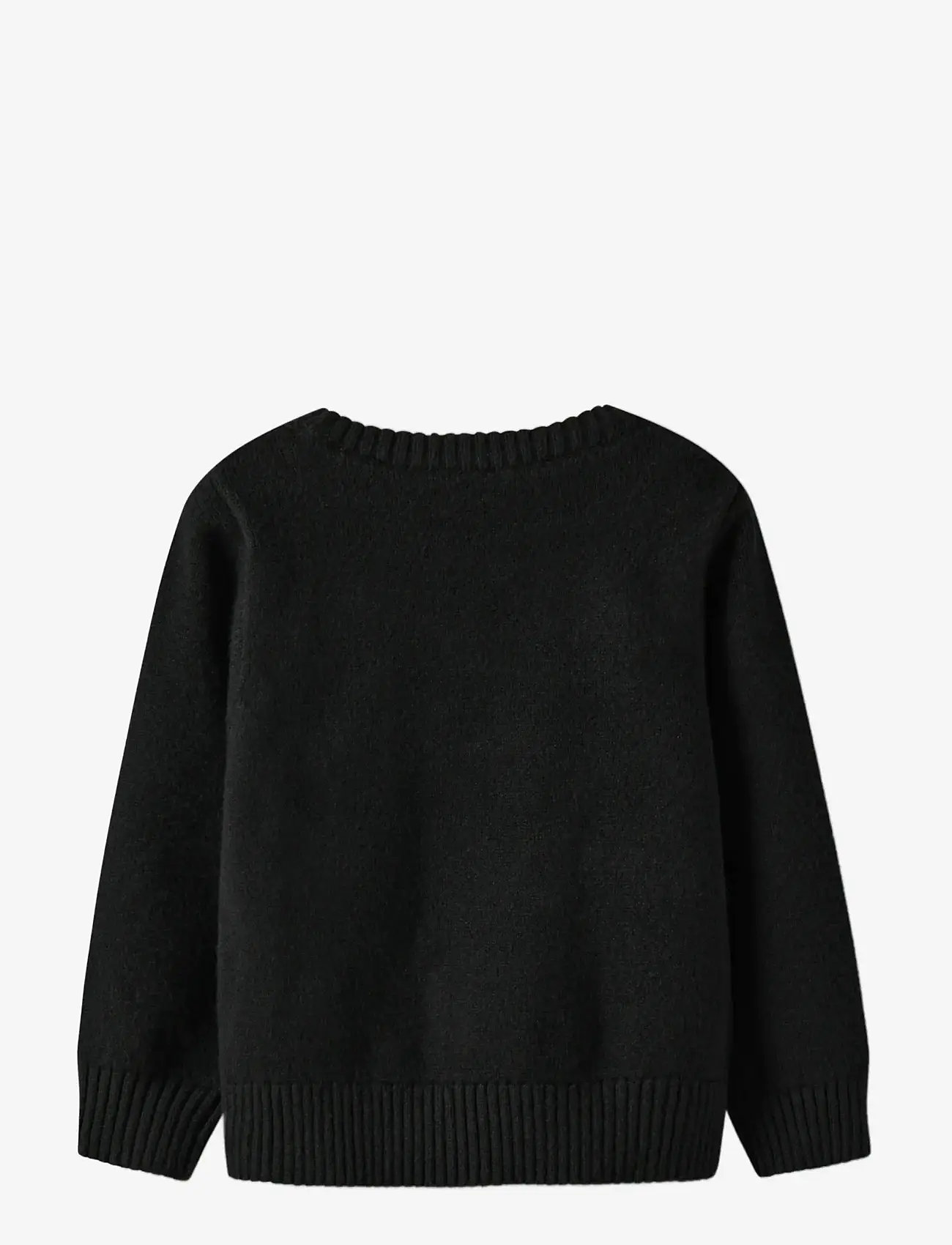 name it - NMFRONJA LS KNIT - pullover - black - 2