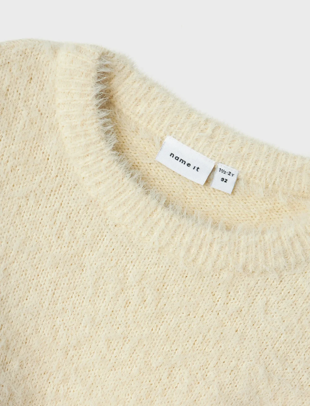 name it - NMFNANNELISE LS KNIT - stickade tröjor - summer sand - 2