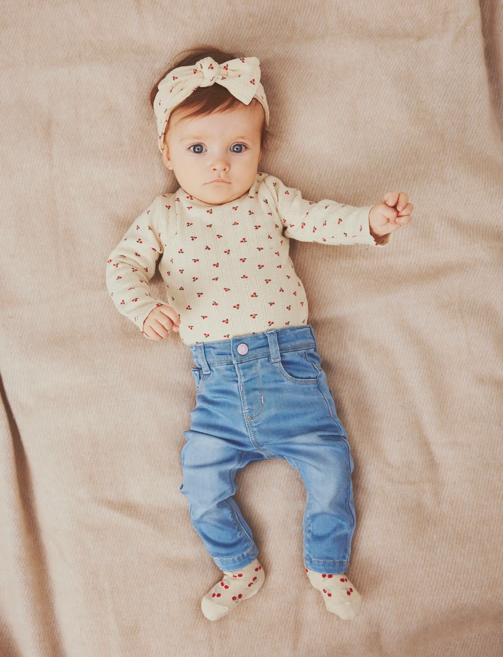 name it - NBFBILIA LS BODY BOX - pikkade varrukatega bodid - summer sand - 0