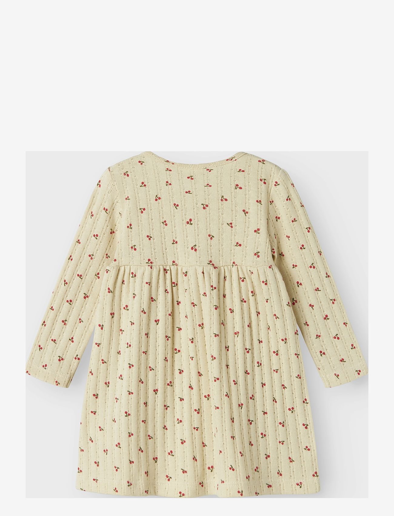name it - NBFBILIA LS DRESS BOX - long-sleeved baby dresses - summer sand - 1