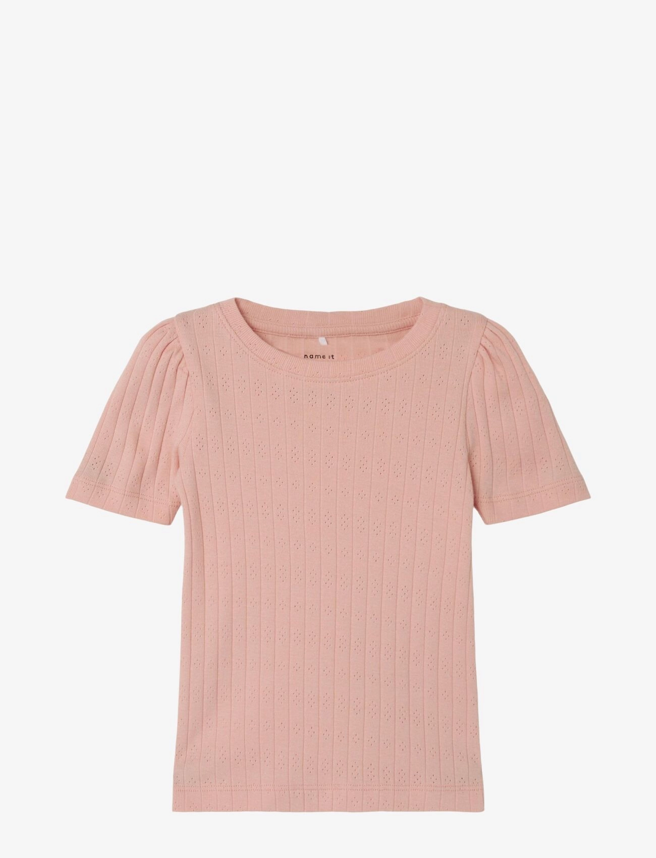 NMFHENNY SS SLIM TOP - APRICOT BLUSH