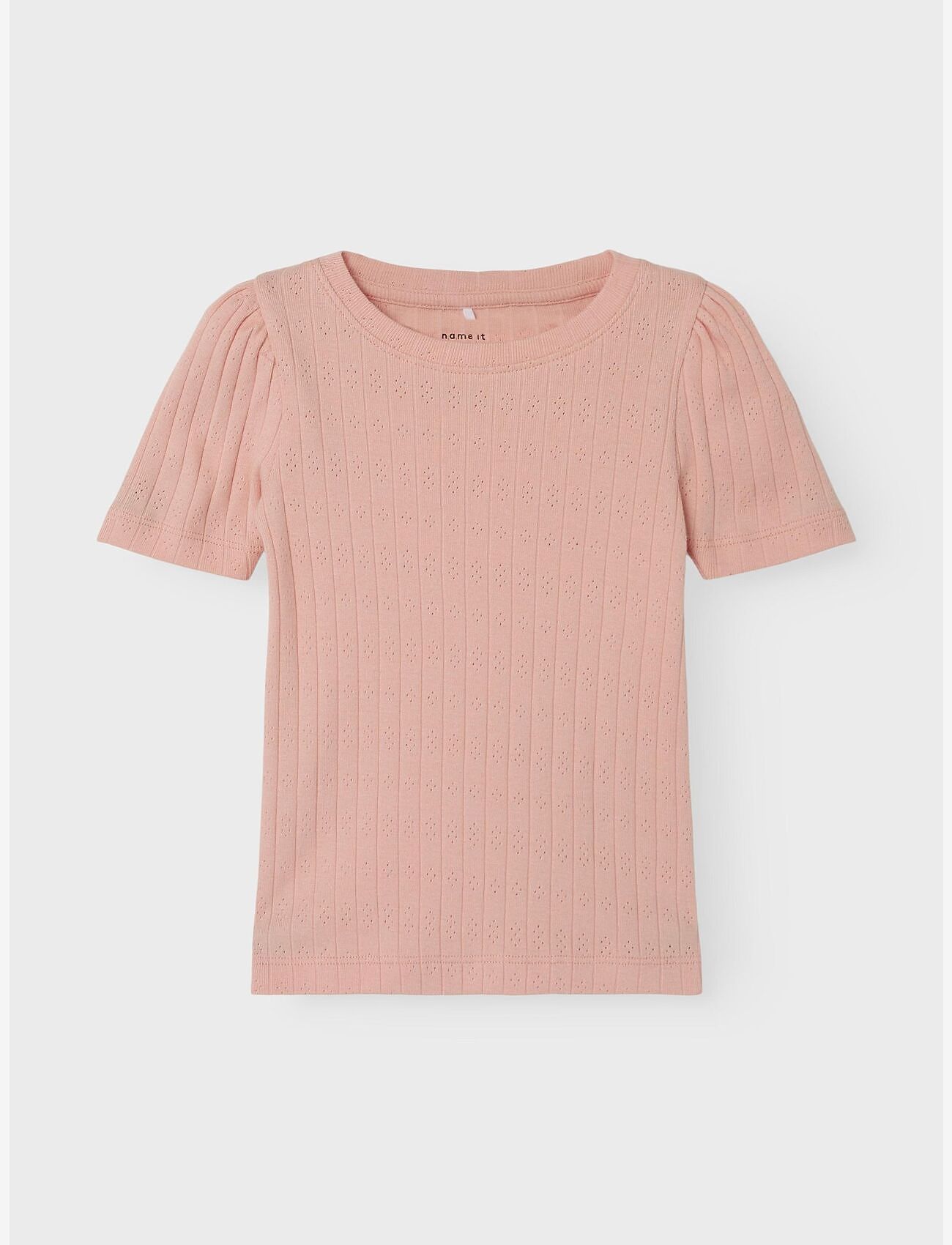 name it - NMFHENNY SS SLIM TOP - apricot blush - 2