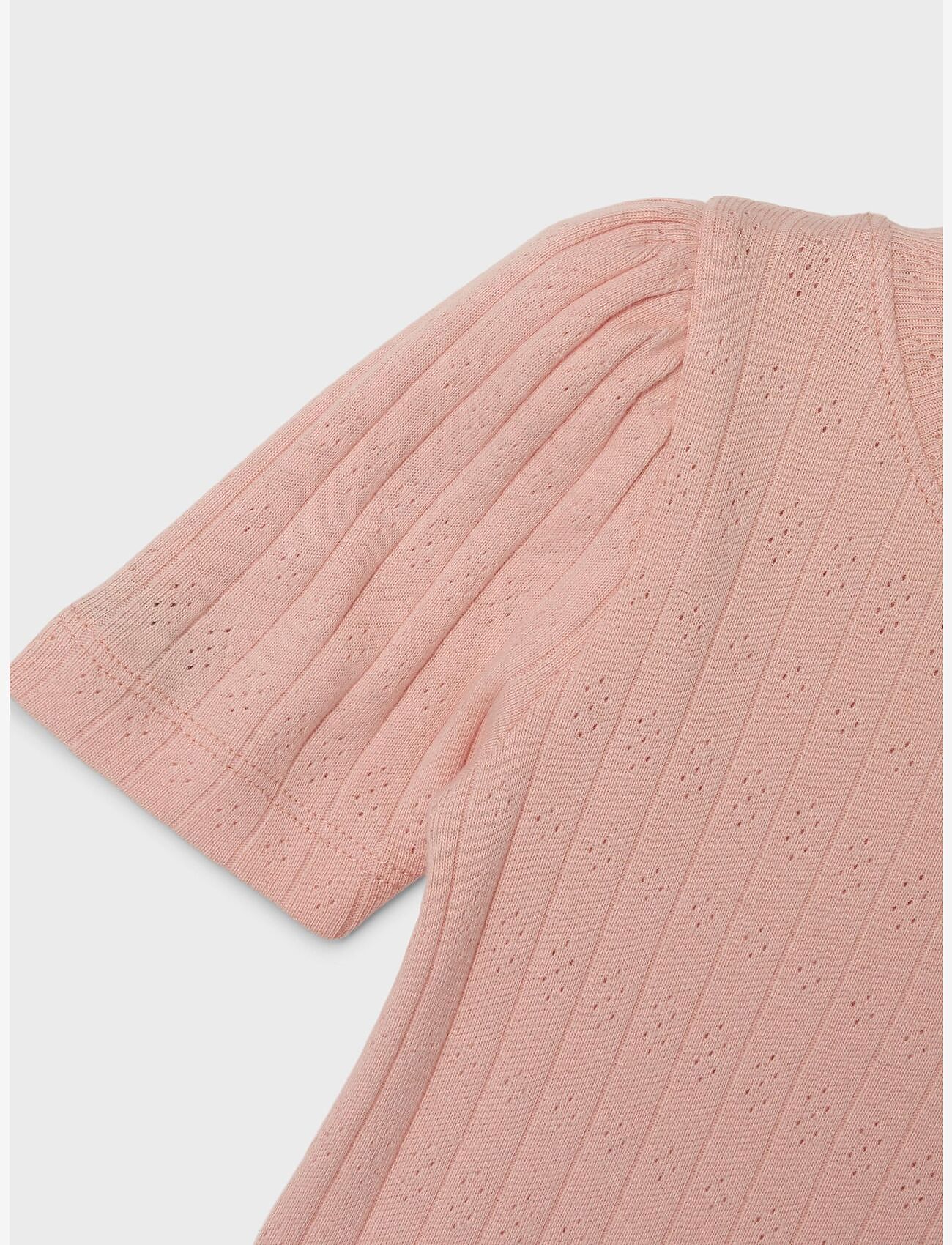 name it - NMFHENNY SS SLIM TOP - apricot blush - 3