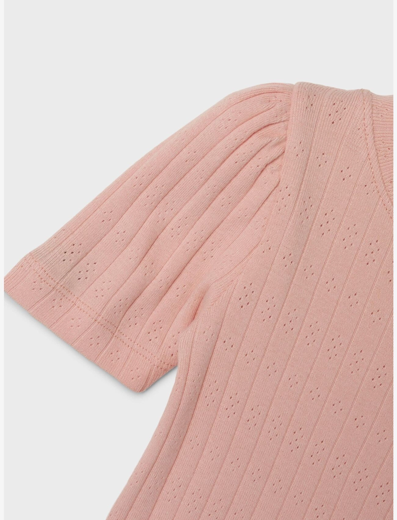name it - NMFHENNY SS SLIM TOP - apricot blush - 3