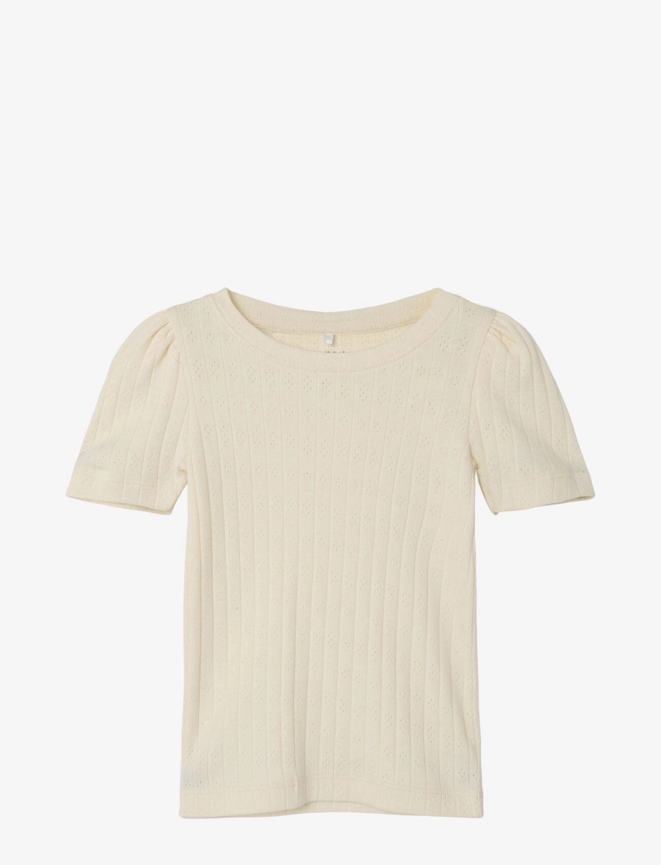 NMFHENNY SS SLIM TOP - BUTTERCREAM