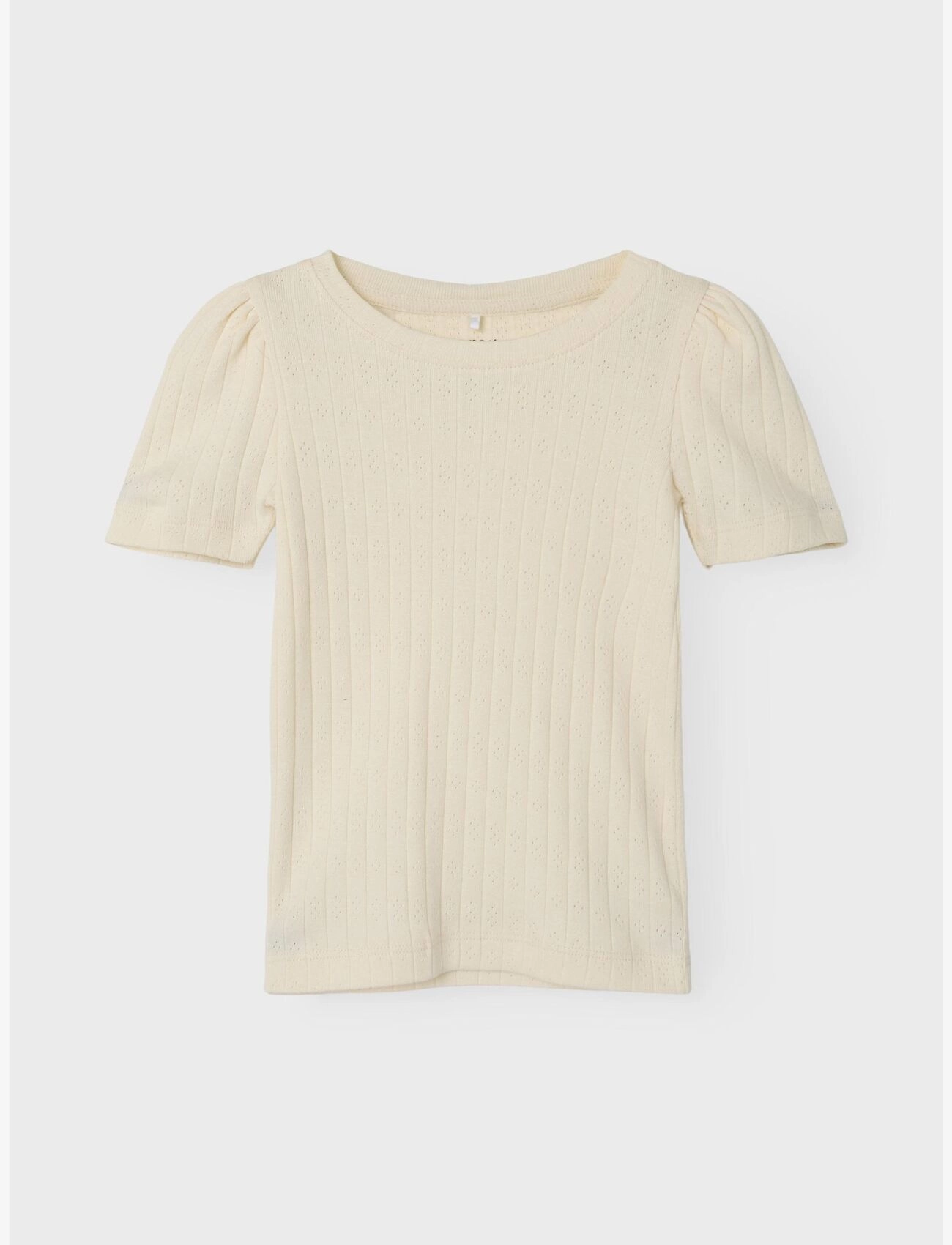 name it - NMFHENNY SS SLIM TOP - buttercream - 2