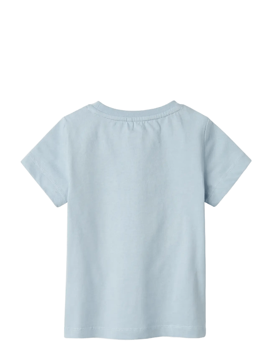 name it - NMFBETHANY SS TOP BOX - lühikeste varrukatega t-särgid - subdued blue - 1