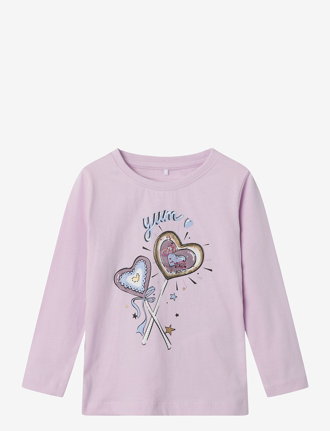 name it - NMFBETHANY SS TOP BOX - sügisesed riided - winsome orchid - 0