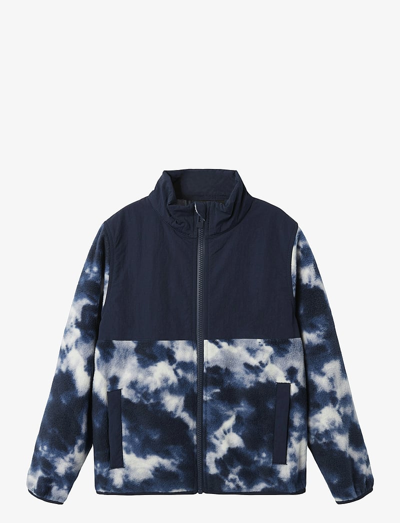 name it - NKMMEEKO FLEECE JACKET AOP - fleecejacken - dark sapphire - 0
