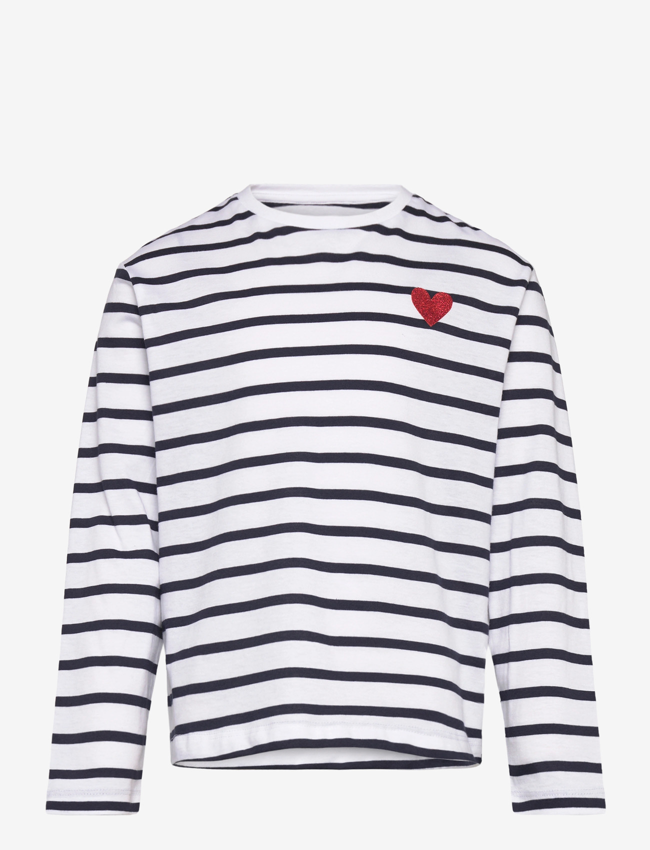 name it - NKFTOVELINA LS NREG TOP - langærmede t-shirts - bright white - 0