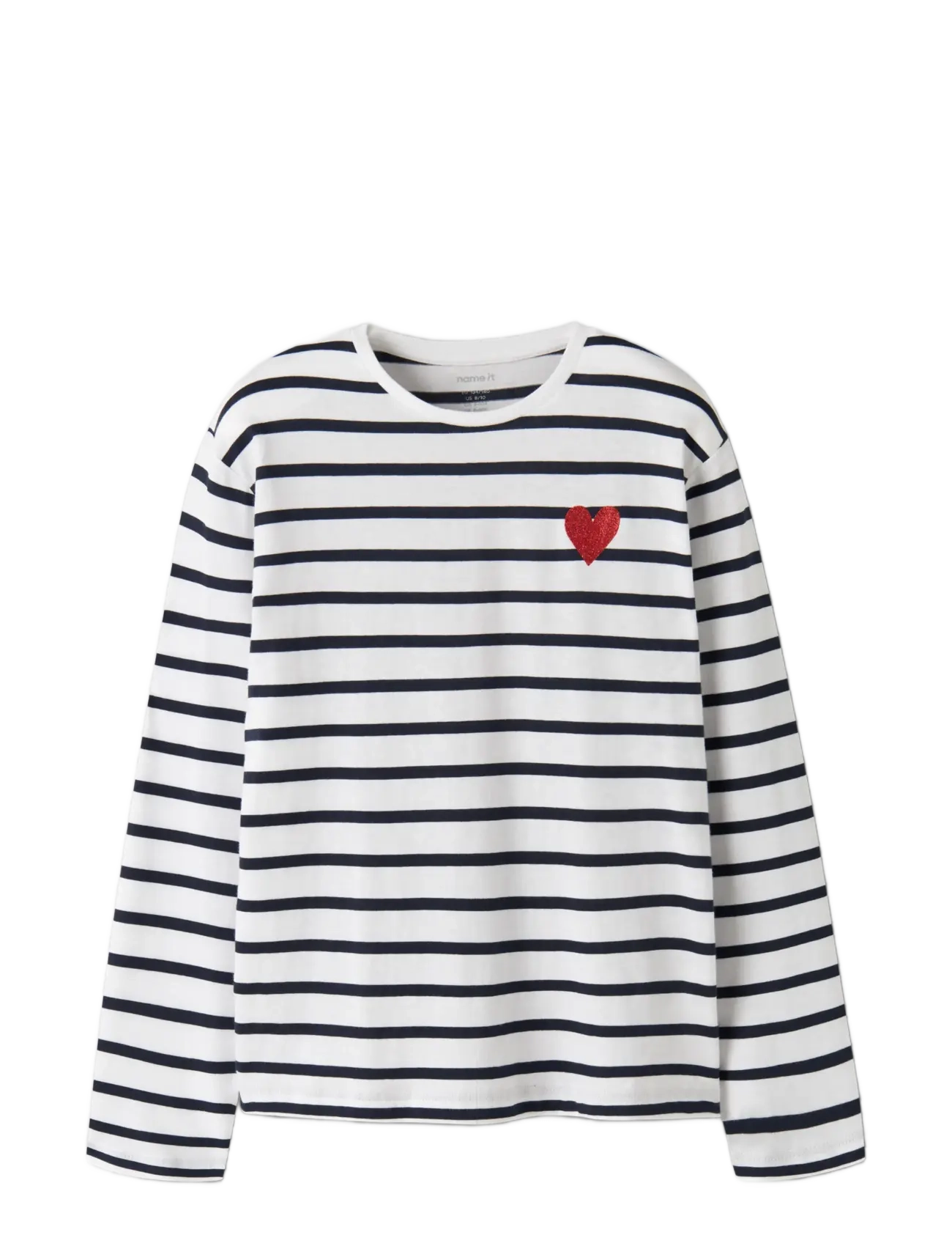 name it NKFTOVELINA LS NREG TOP - Basics - BRIGHT WHITE / white