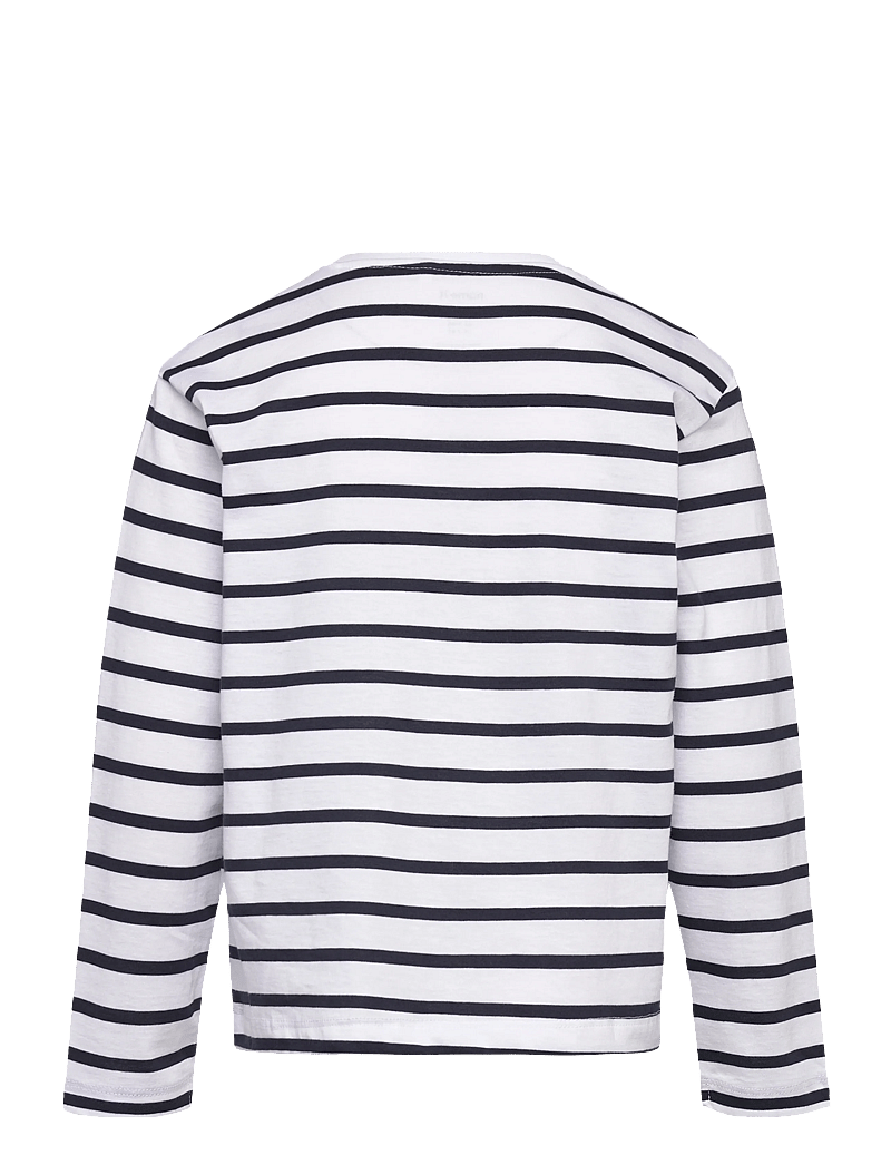 name it - NKFTOVELINA LS NREG TOP - langærmede t-shirts - bright white - 1