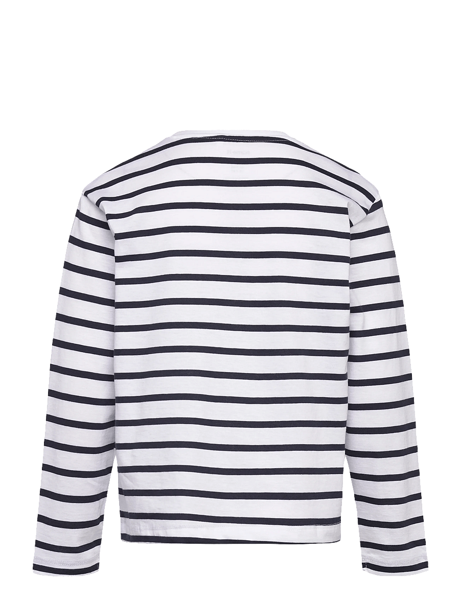 name it - NKFTOVELINA LS NREG TOP - langærmede t-shirts - bright white - 1