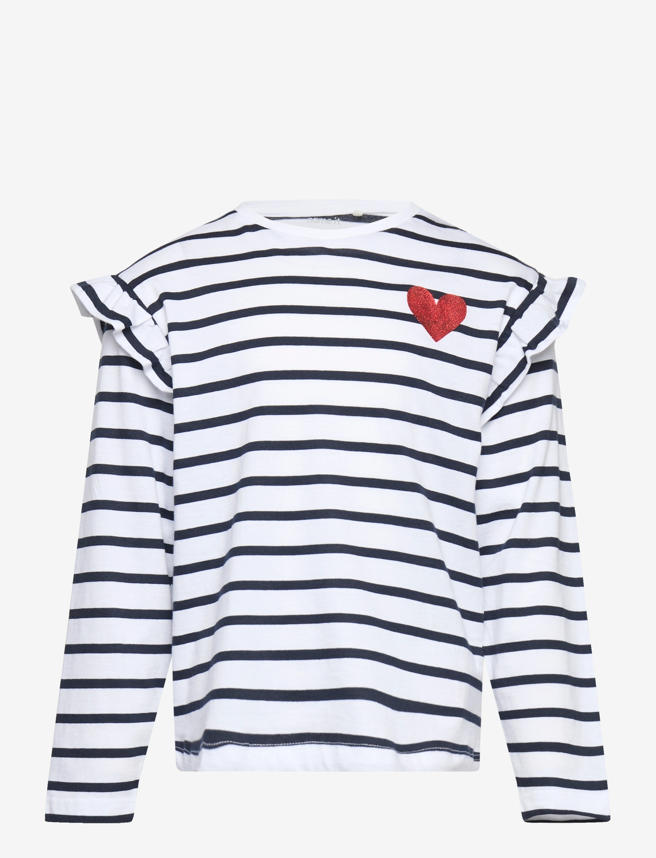 name it - NMFTOVELINA LS NREG TOP NOOS - langærmede t-shirts - bright white - 0