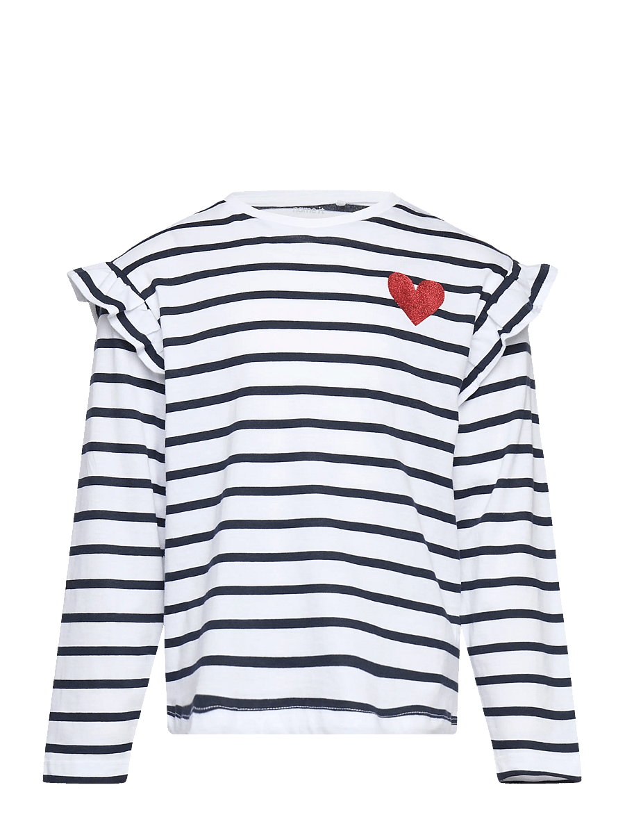 name it - NMFTOVELINA LS NREG TOP NOOS - langärmelig - bright white - 0