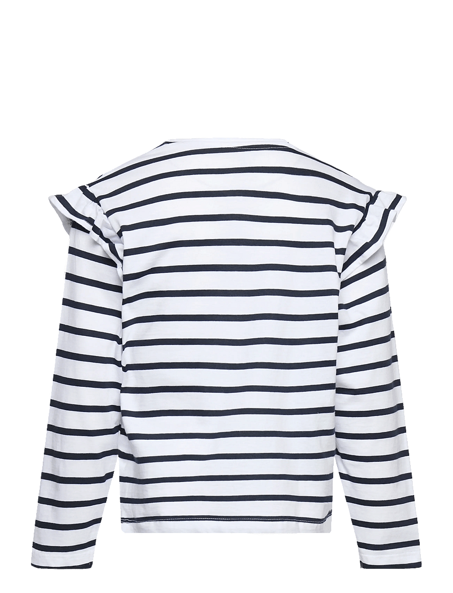 name it - NMFTOVELINA LS NREG TOP NOOS - langärmelig - bright white - 1