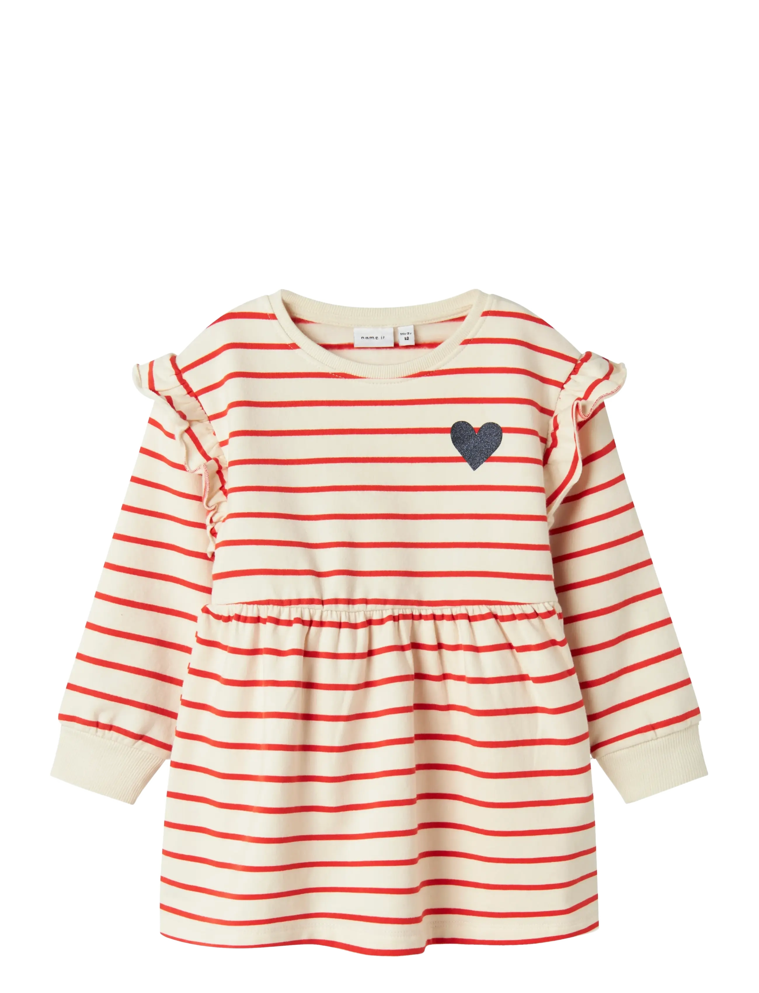 name it NMFTORINA NREG SWE DRESS BRU PB - Kläder - GRENADINE / red