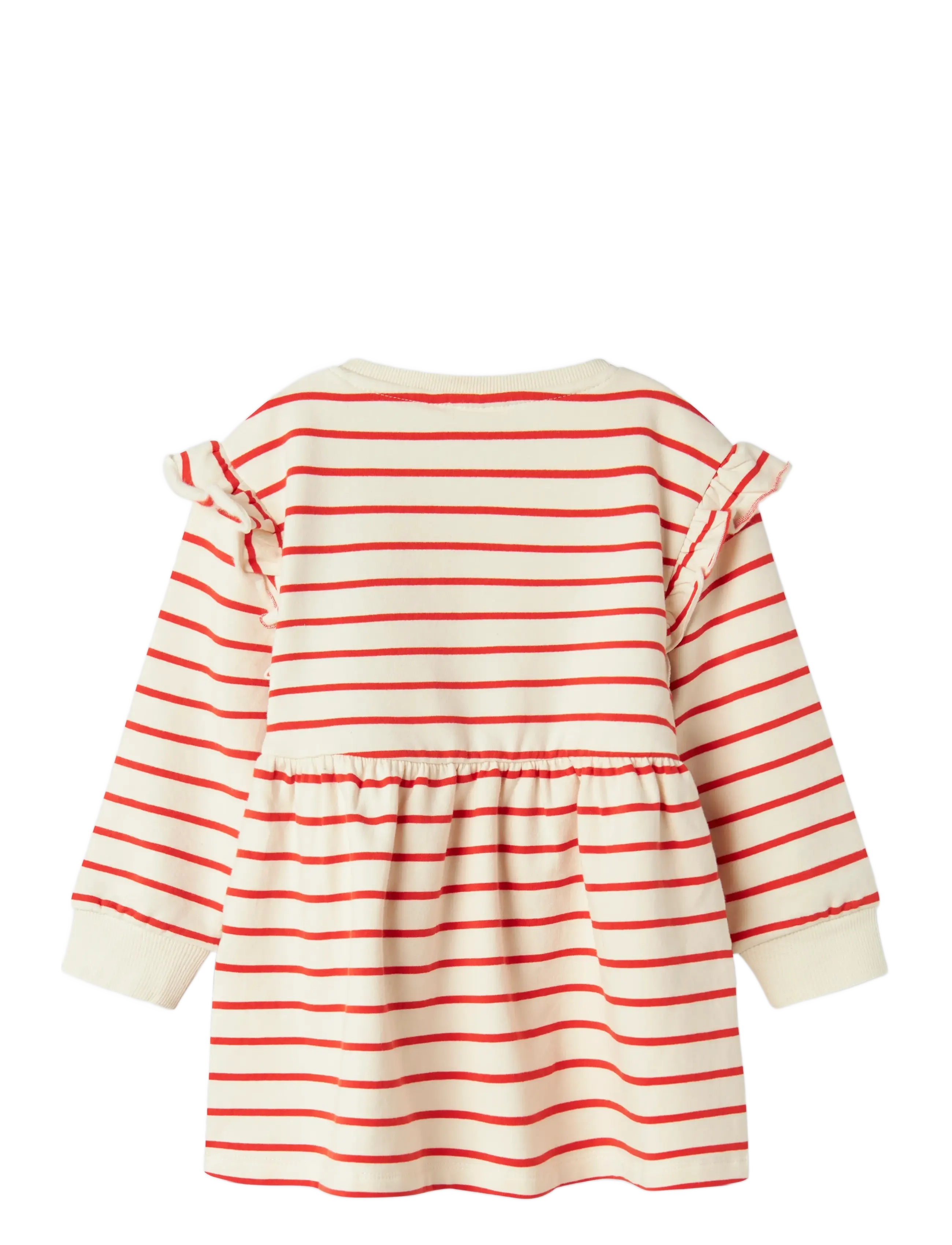 name it - NMFTORINA NREG SWE DRESS BRU PB - kūdikių suknelės ilgomis rankovėmis - grenadine - 1