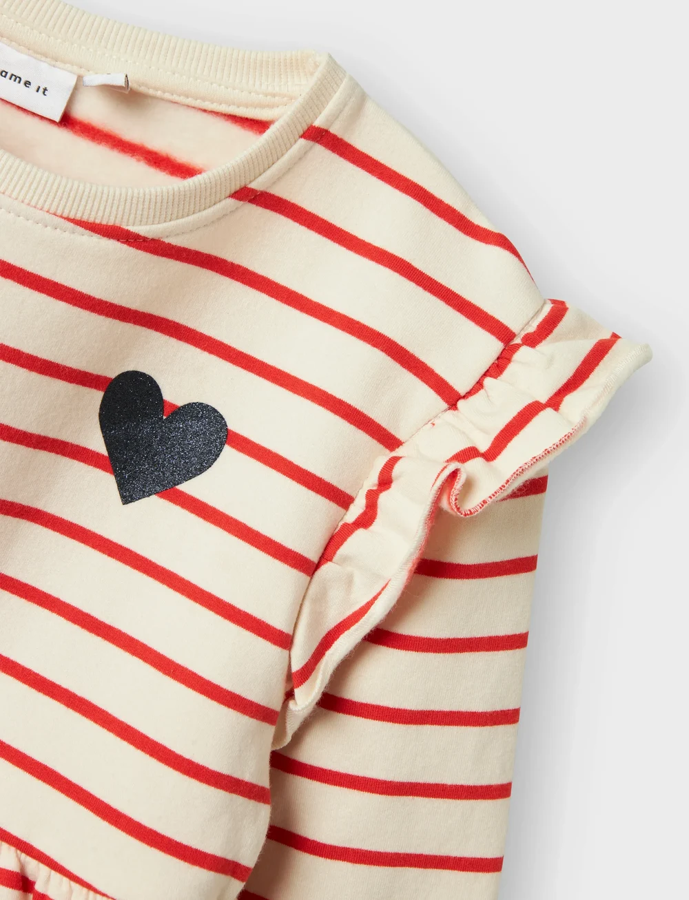 name it - NMFTORINA NREG SWE DRESS BRU PB - baby-kjoler med lange ermer - grenadine - 2