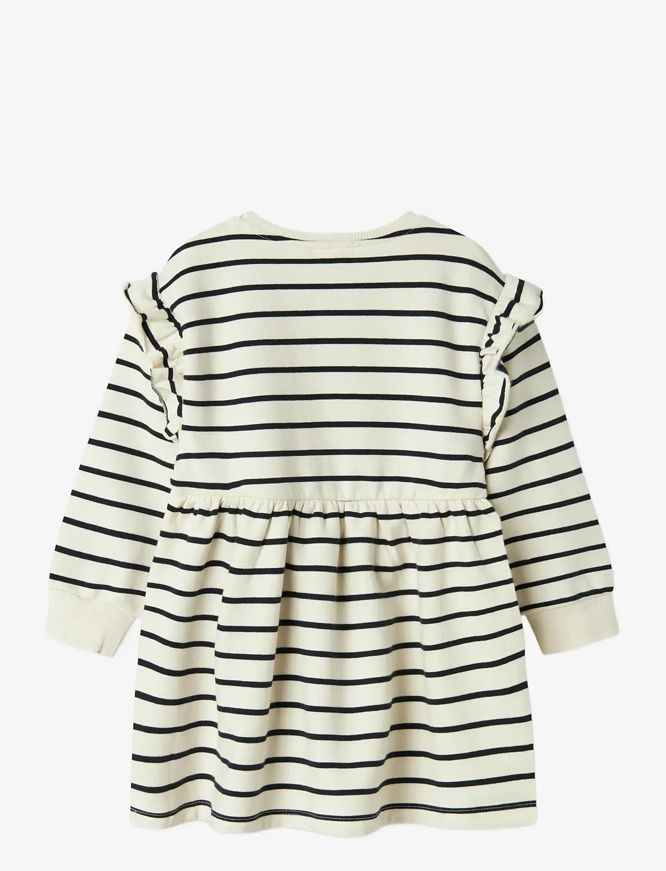 name it - NMFTORINA NREG SWE DRESS BRU PB - långärmade babyklänningar - sea salt - 1