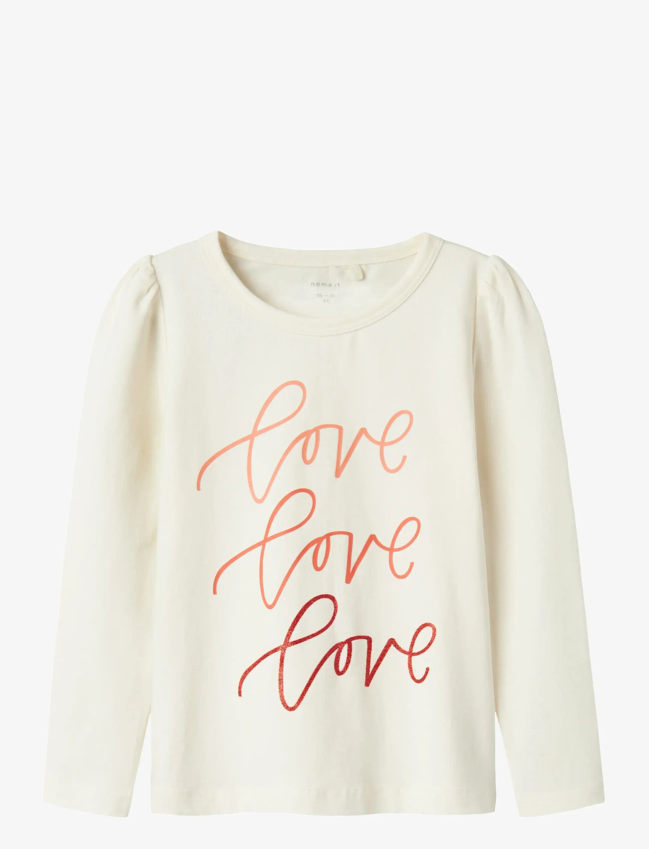 name it - NMFTASJAA LS TOP PB - langärmelig - sea salt - 0