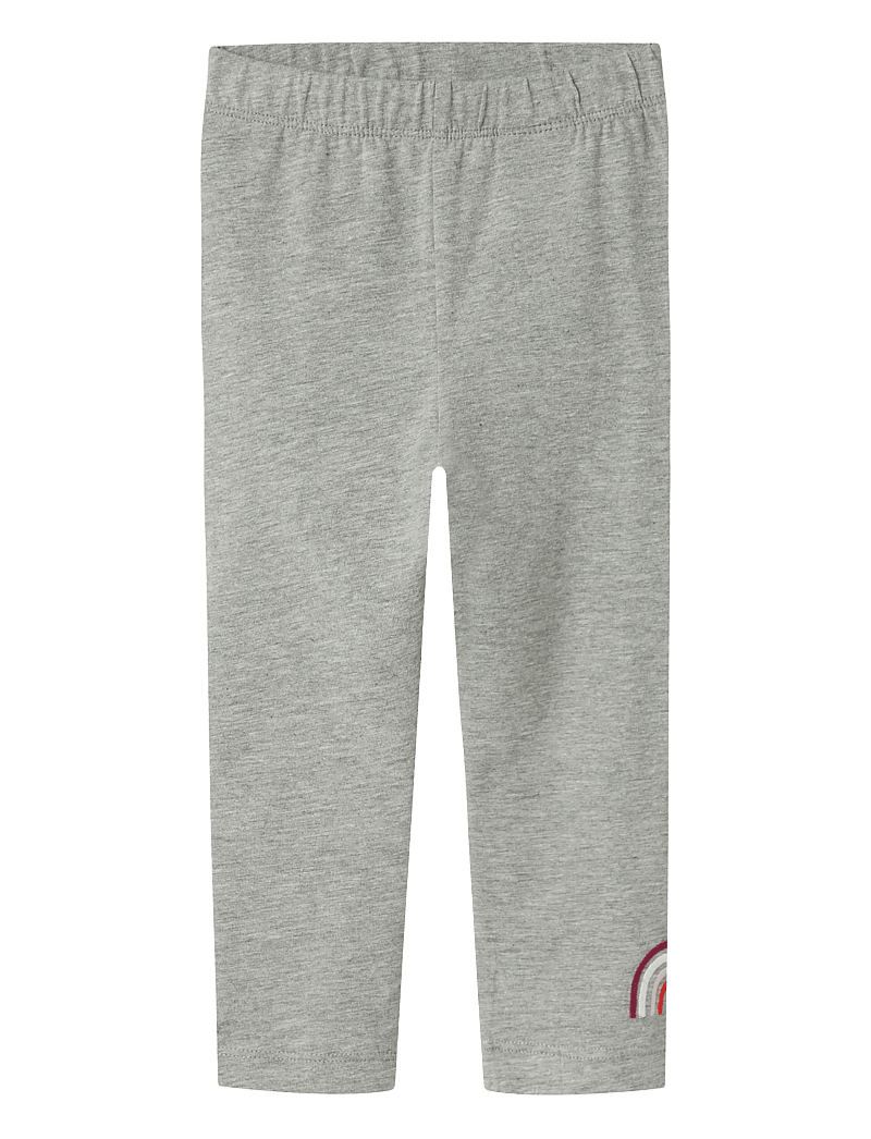 name it - NMFBILINE LEGGING PB - leggings - grey melange - 0